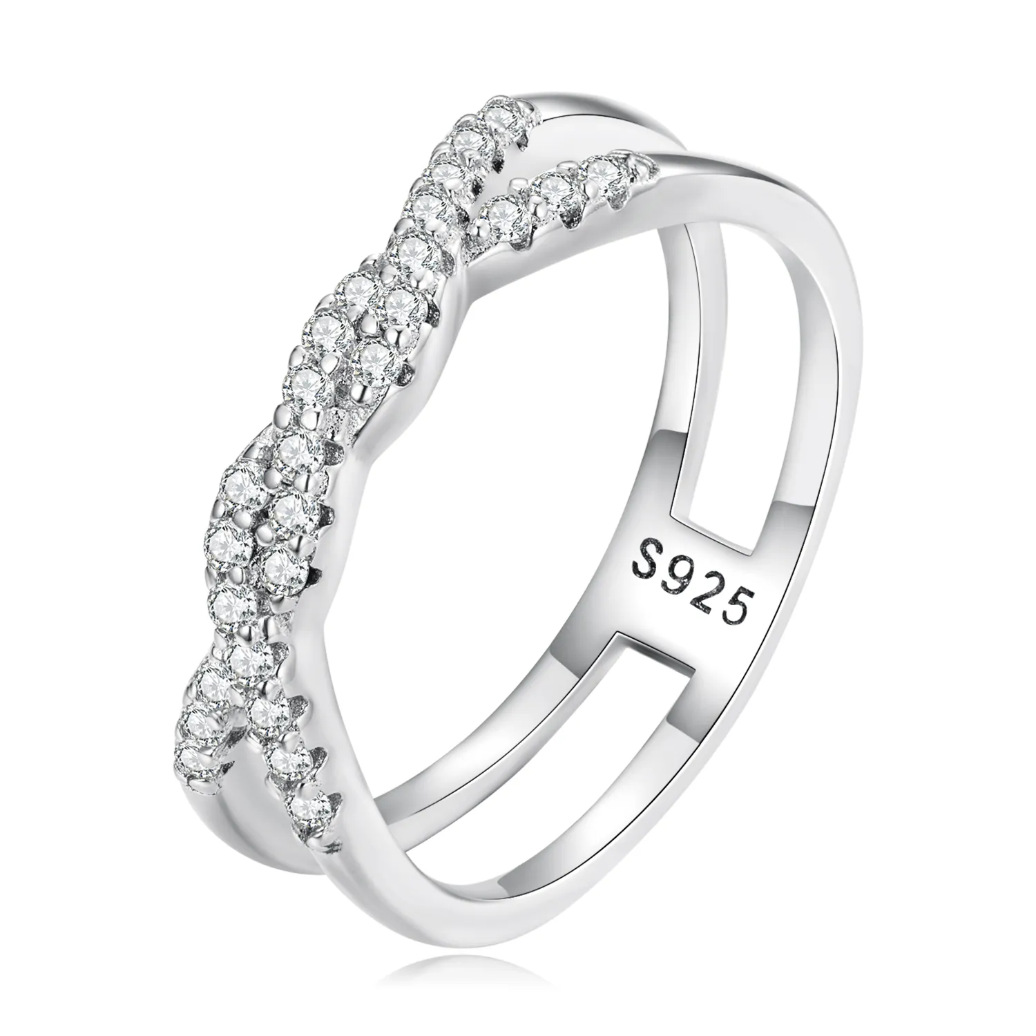 Pandora Style Twist Ring - BSR327