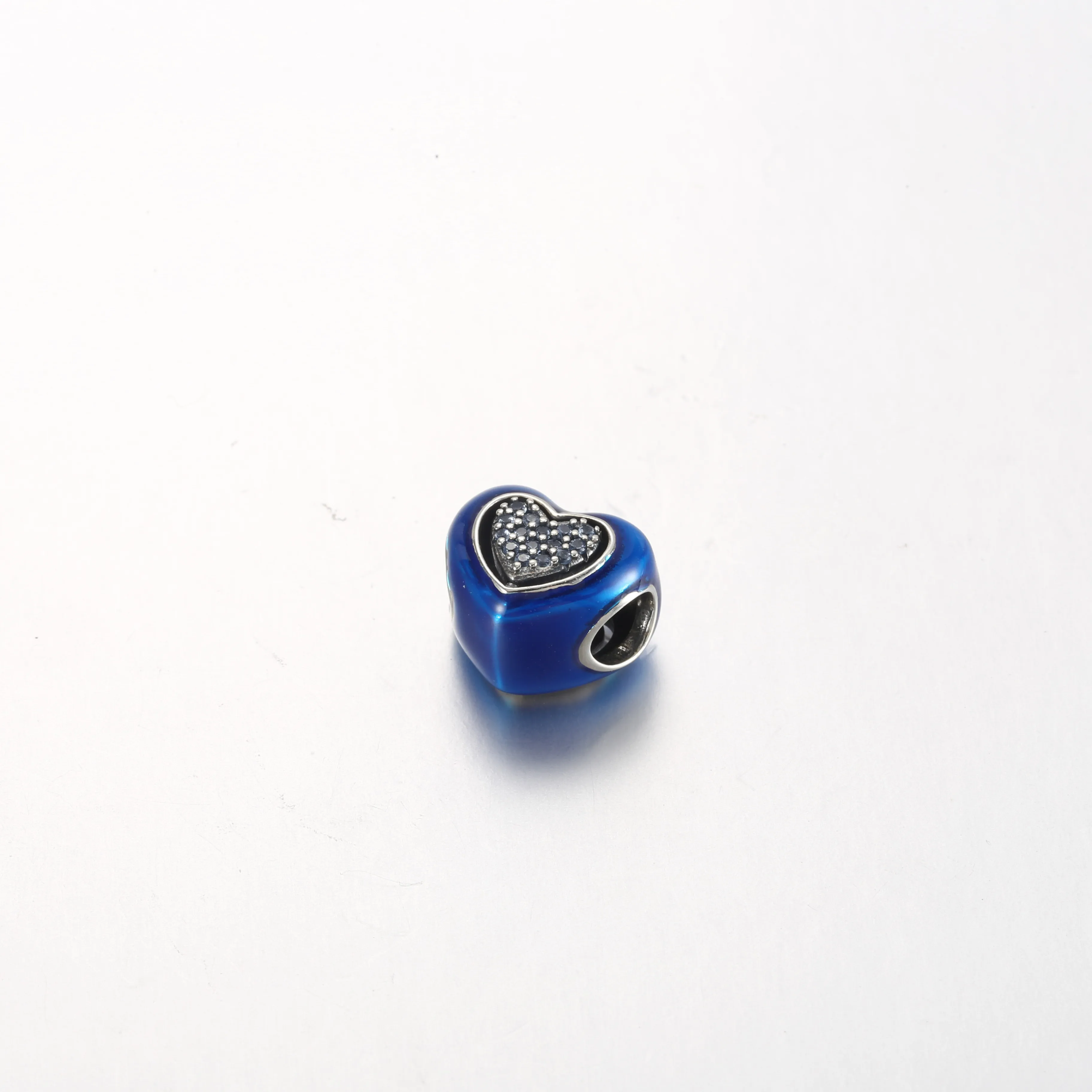 Pandora Blue Spinnable Heart Charm - 792750C01