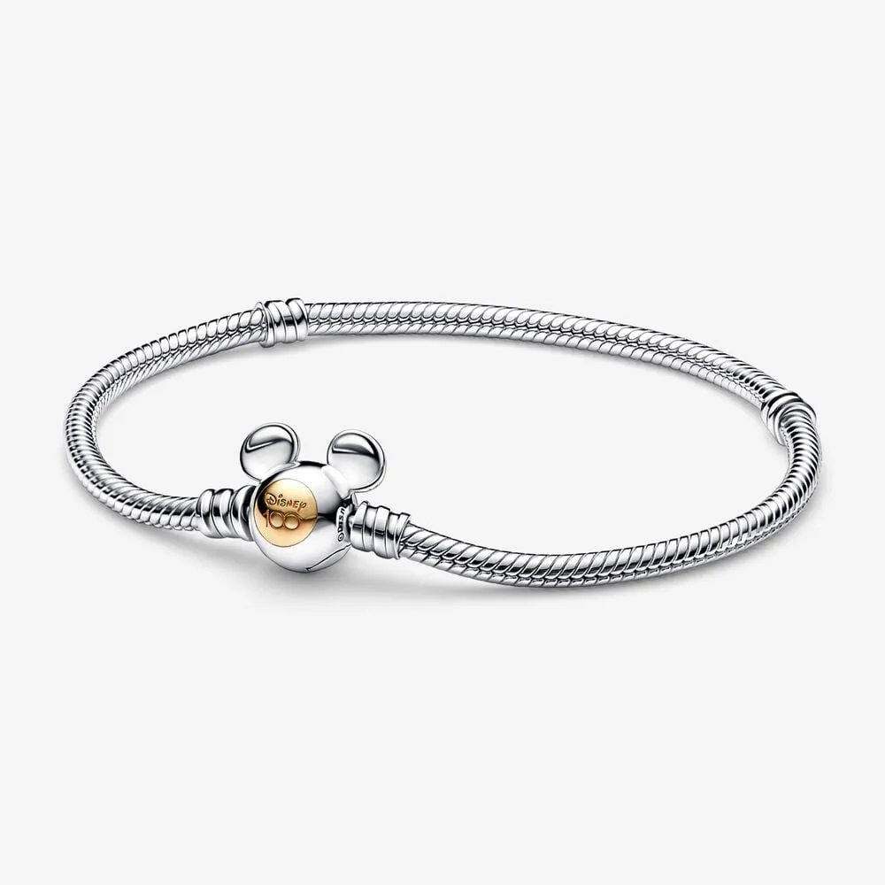 pandora disney 100th anniversary moments snake chain bracelet 592514c00