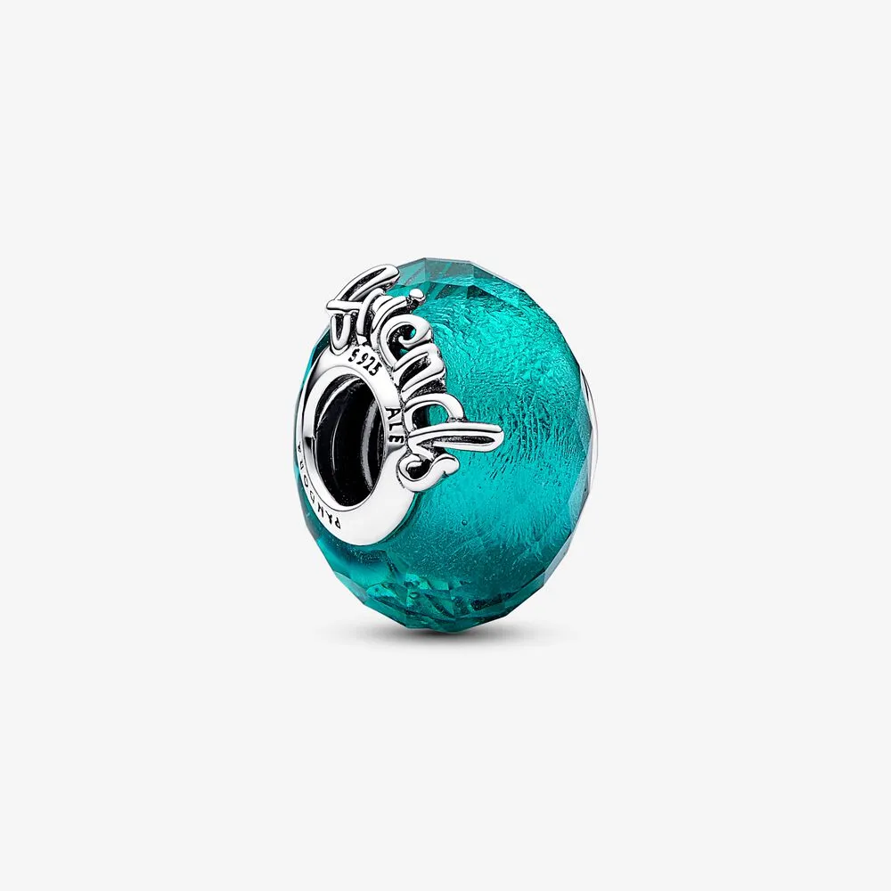 pandora faceted murano glass friendship charm 792762c01