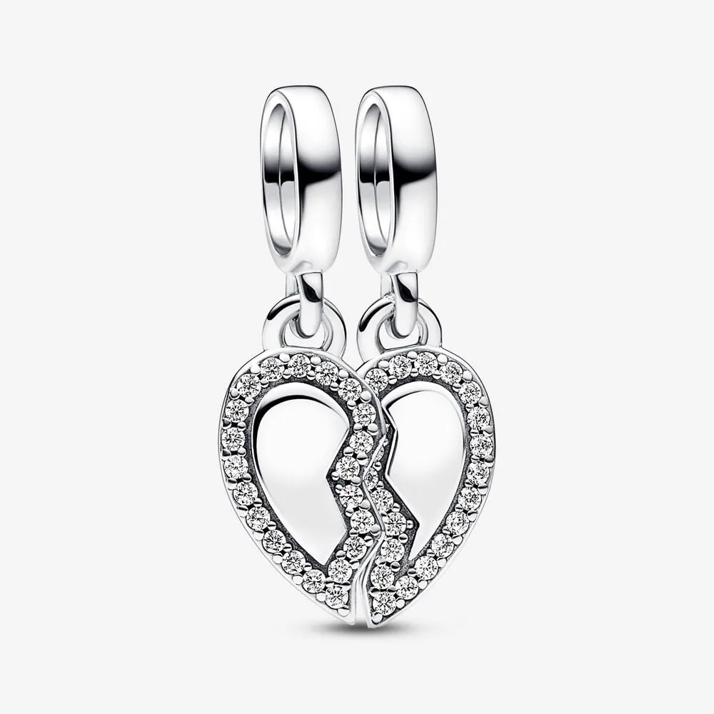 pandora friends splittable heart dangle charm 792743c01