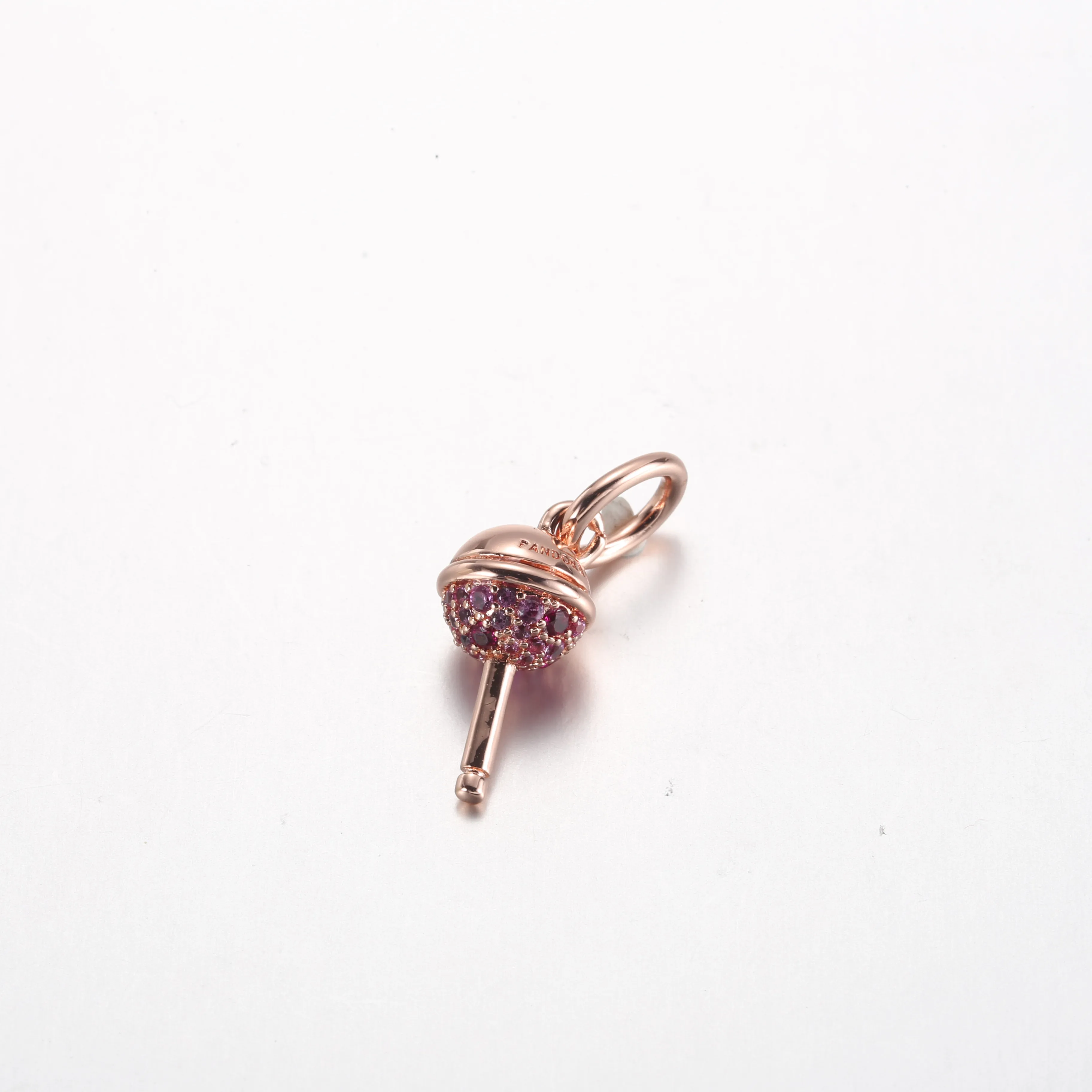 Pandora Lollipop 14k rose gold-plated dangle - 782598C01