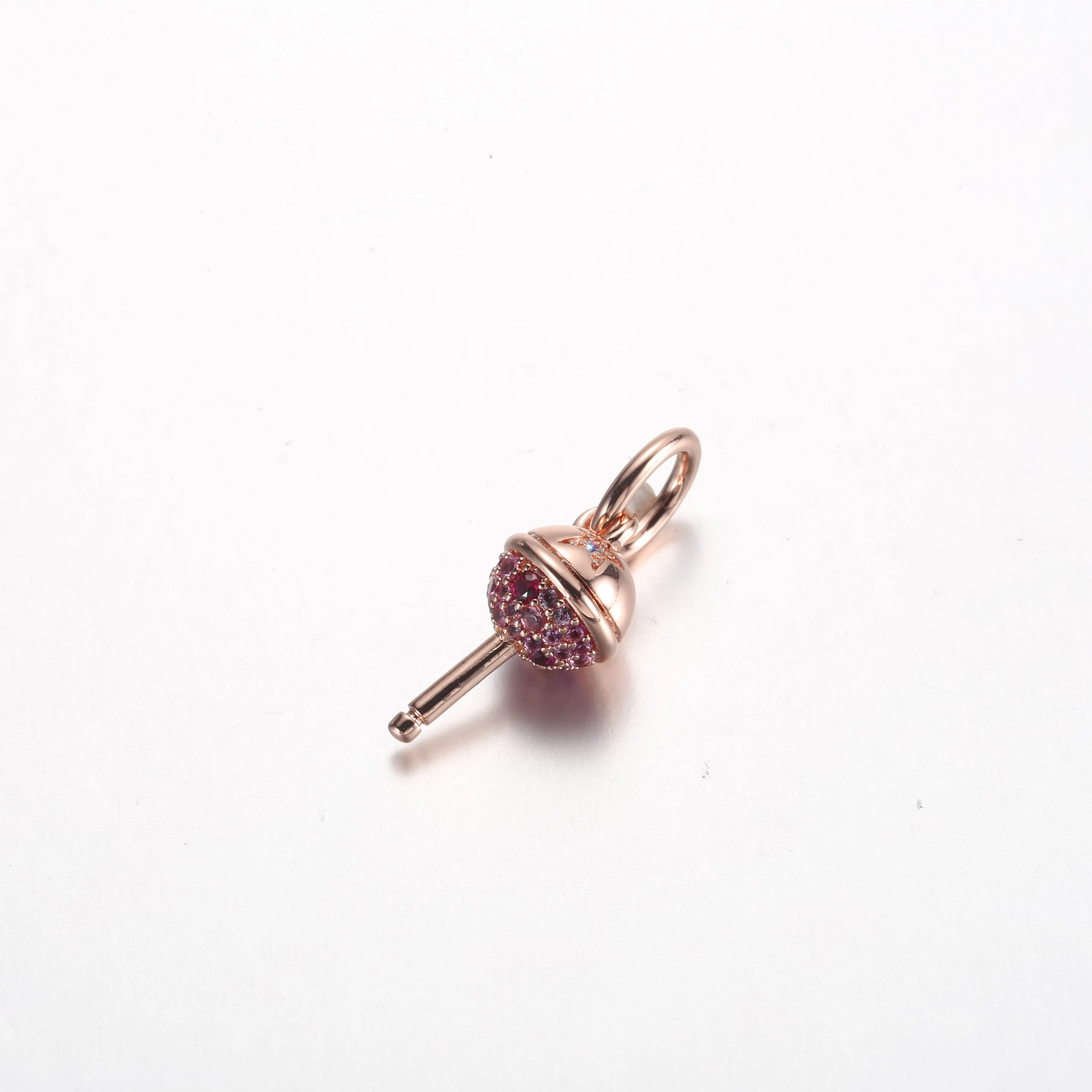 Pandora Lollipop 14k rose gold-plated dangle - 782598C01