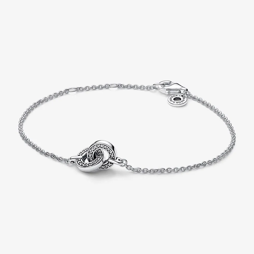 Pandora Signature Intertwined Pavé Chain Bracelet - 592742C01