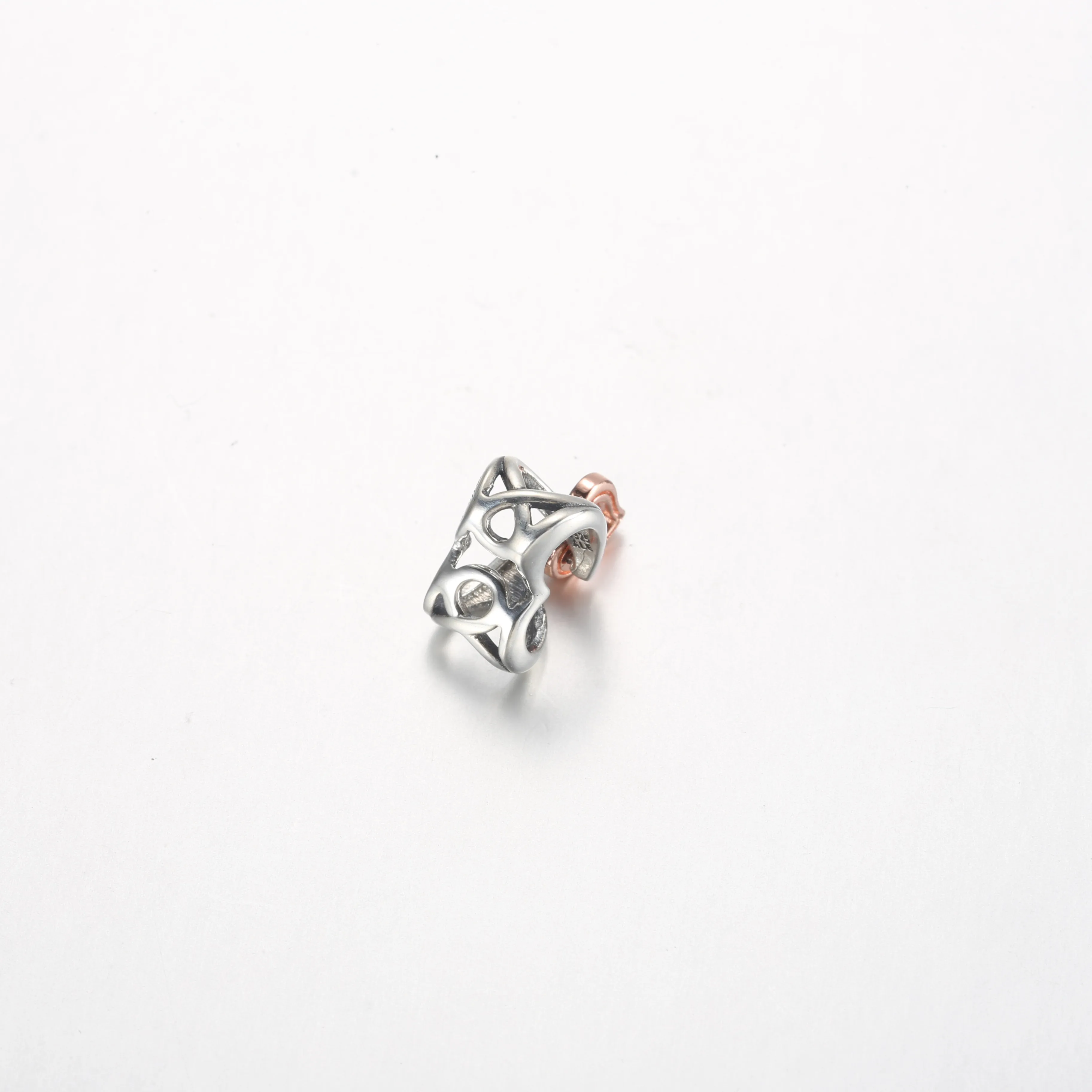 Pandora Two-tone Openwork Infinity Heart Charm - 782642C00