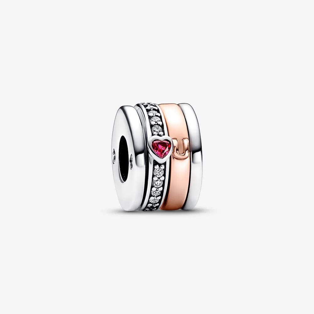 Pandora Two-tone Turning Love Message Charm - 782639C01