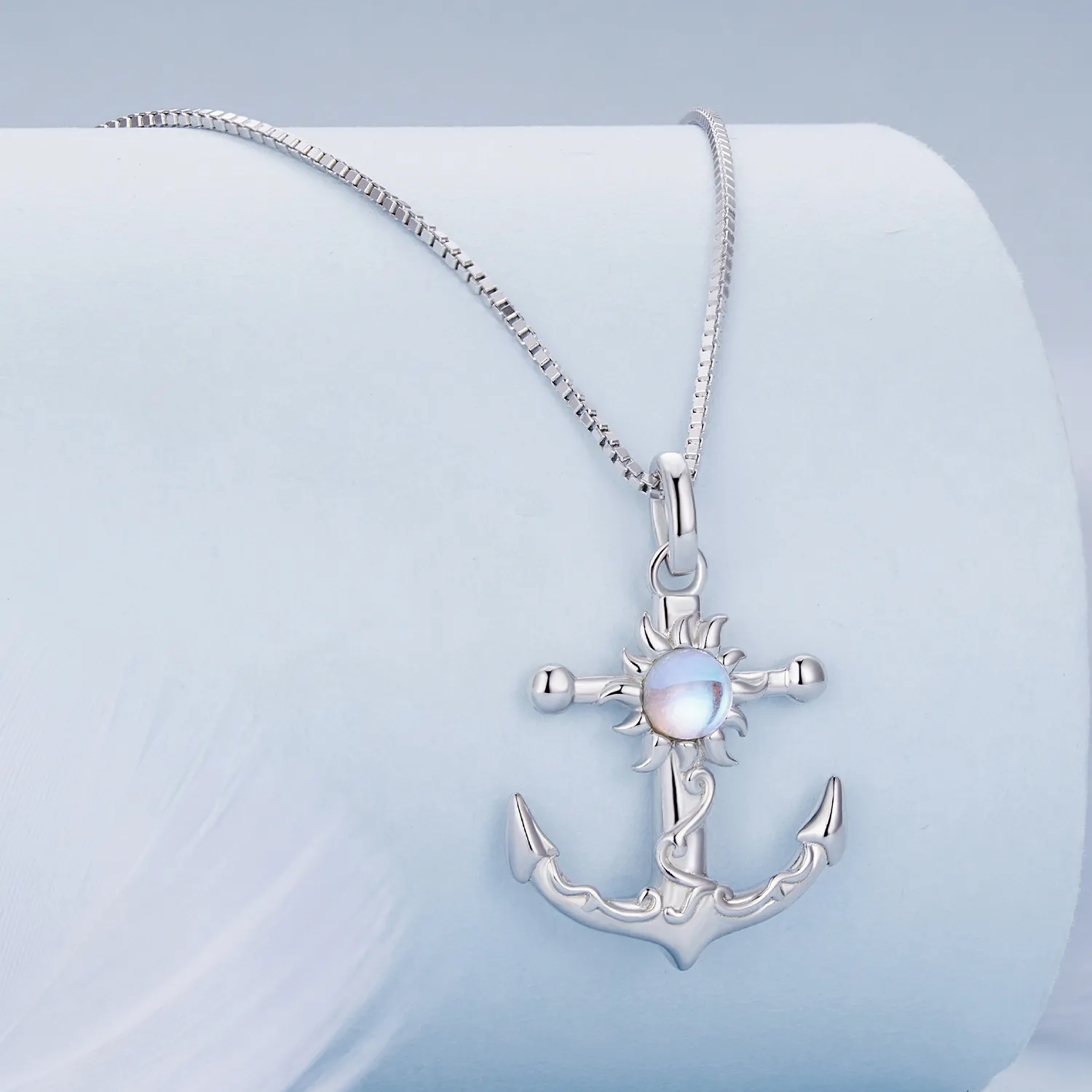 Pandora Style Anchor Necklace - BSN349