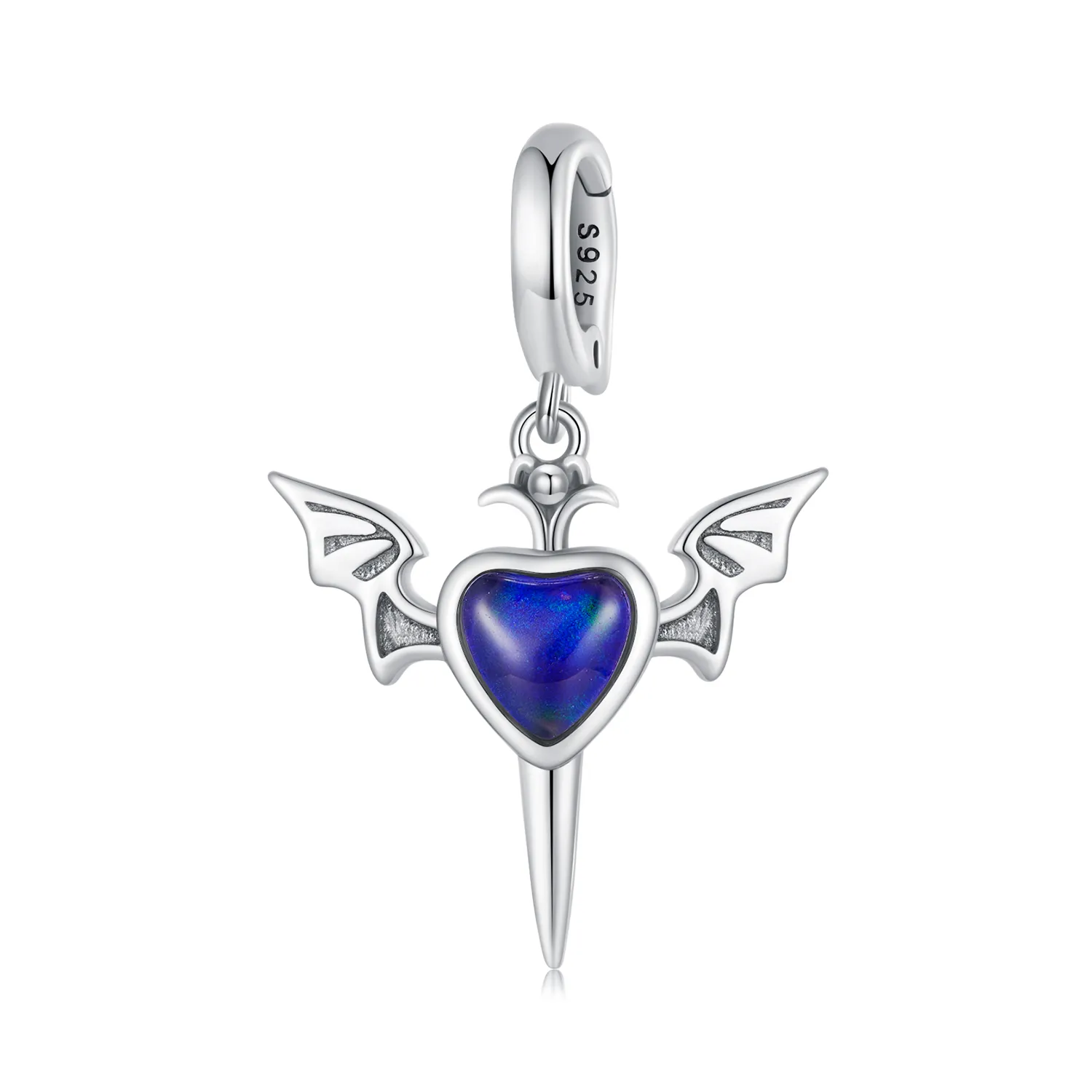 pandora style angel wings dangle scc2559