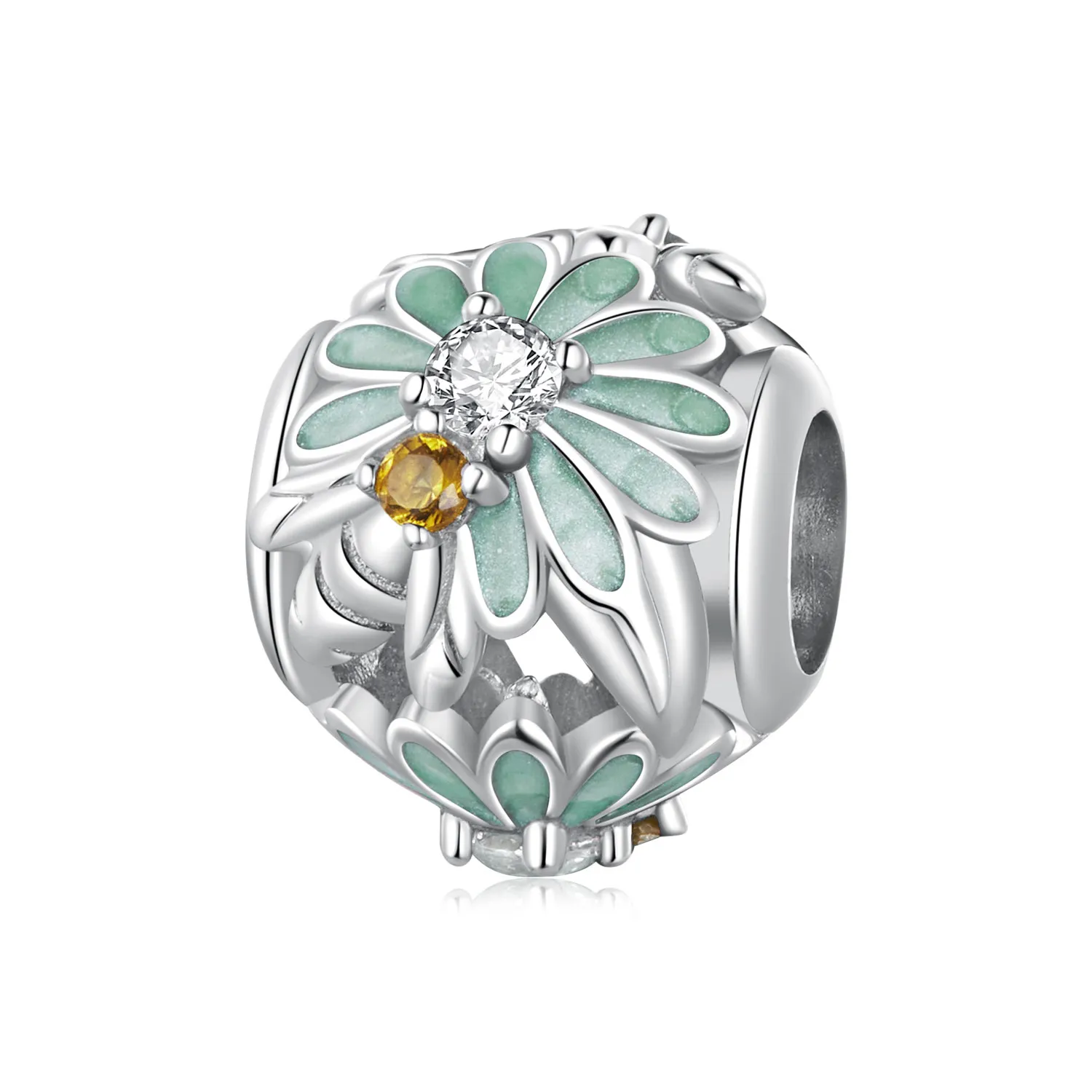 Pandora Style Bee Daisy Charm - BSC895