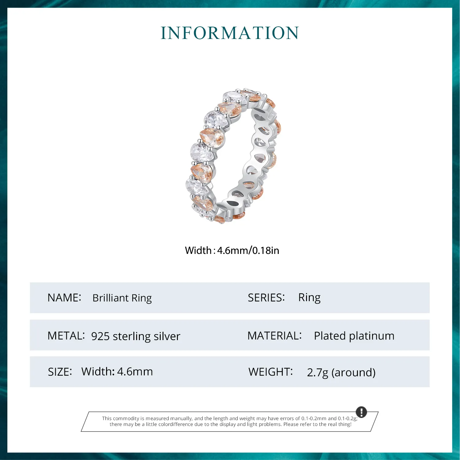 Pandora Style Brilliant Ring - BSR477