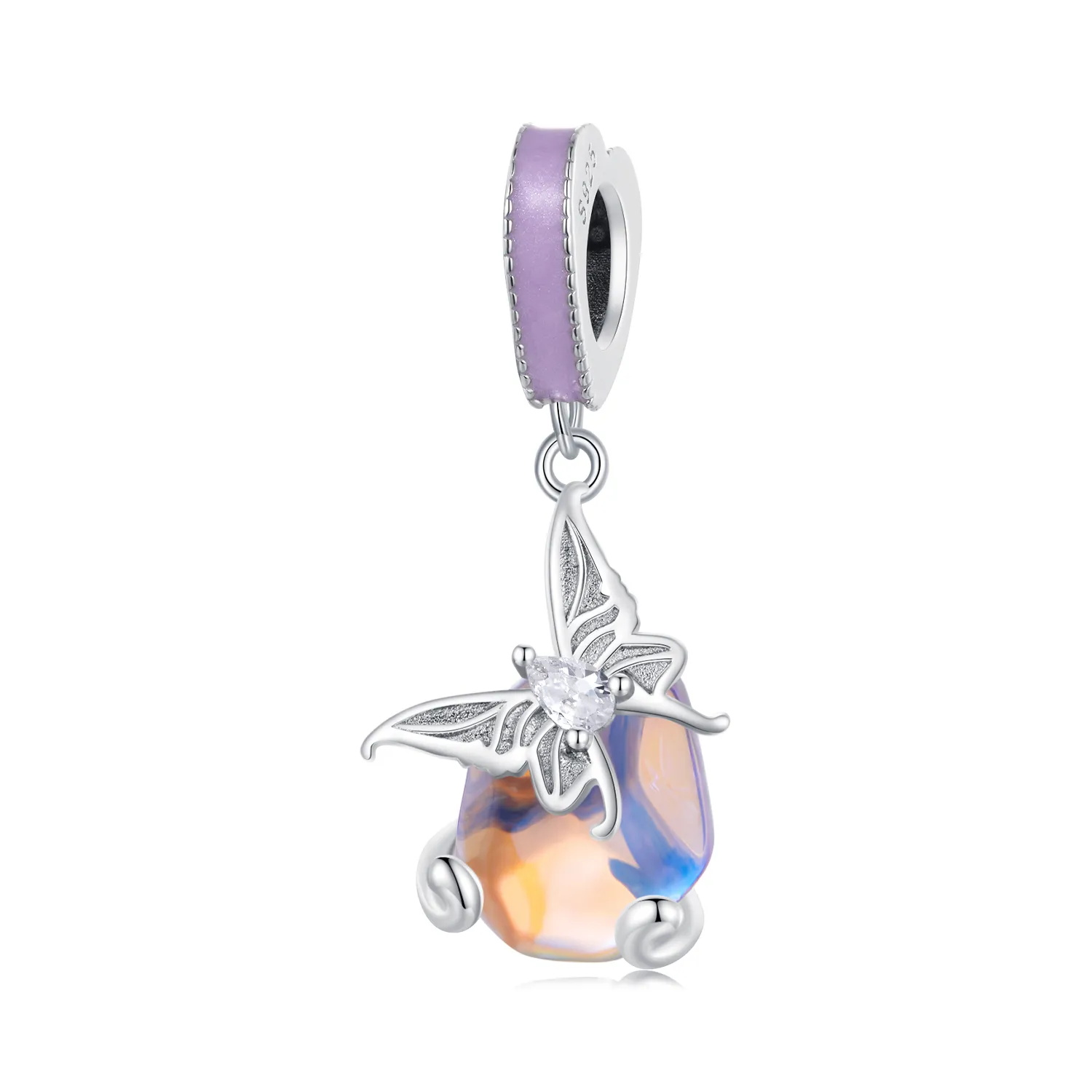 Pandora Style Butterfly Dangle - SCC2546