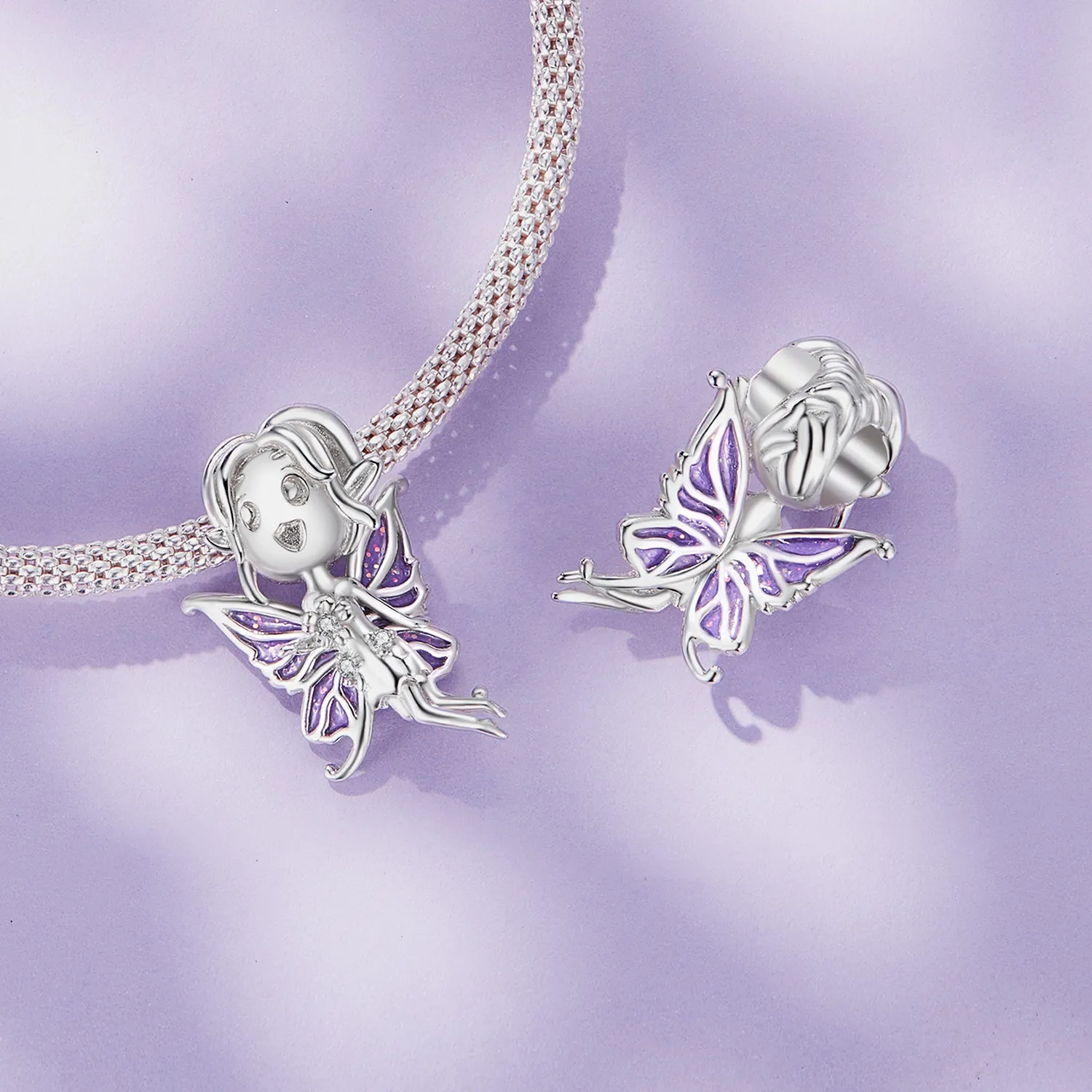 Pandora Style Butterfly Elf Charm - SCC2544