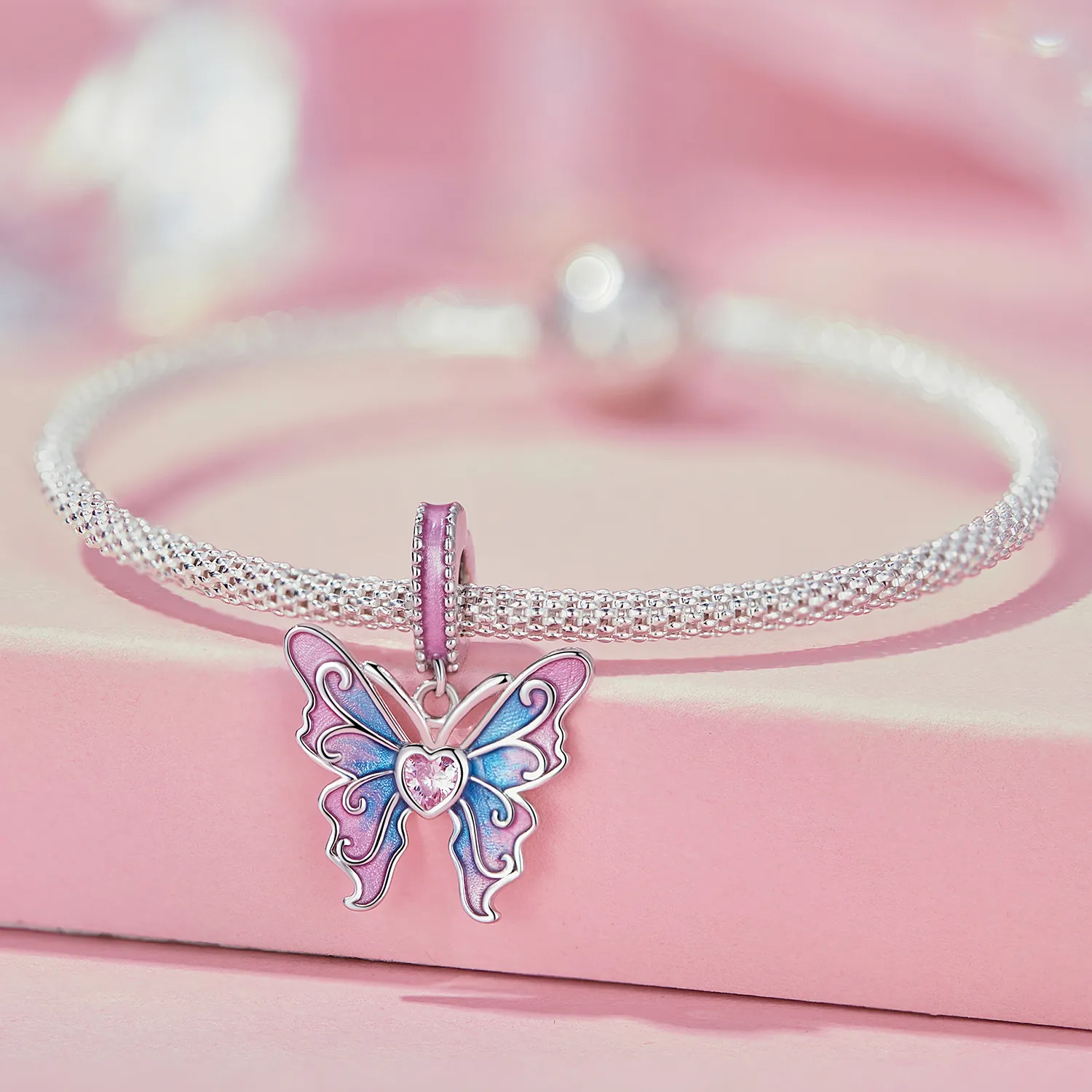 Pandora Style Butterfly Fairy Dangle - SCC2472