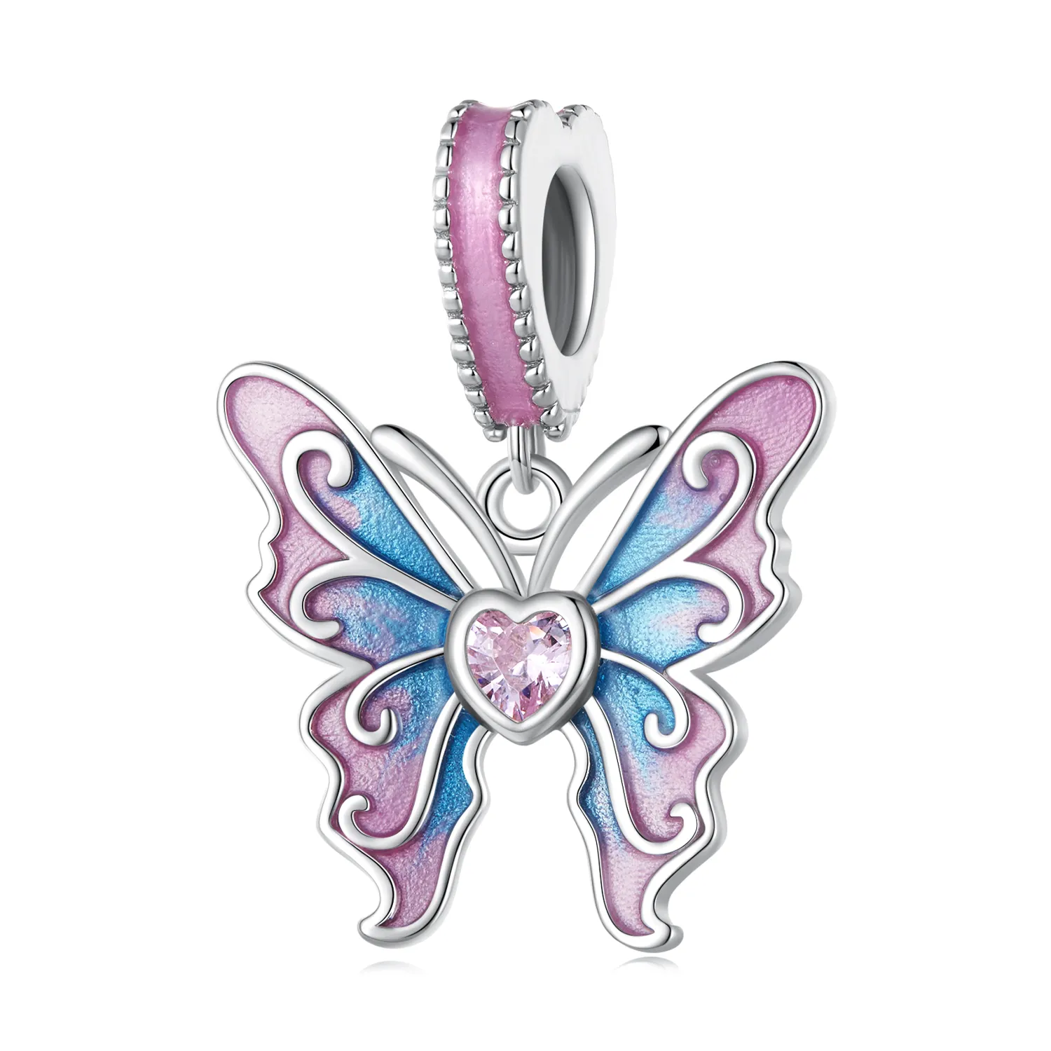 Pandora Style Butterfly Fairy Dangle - SCC2472