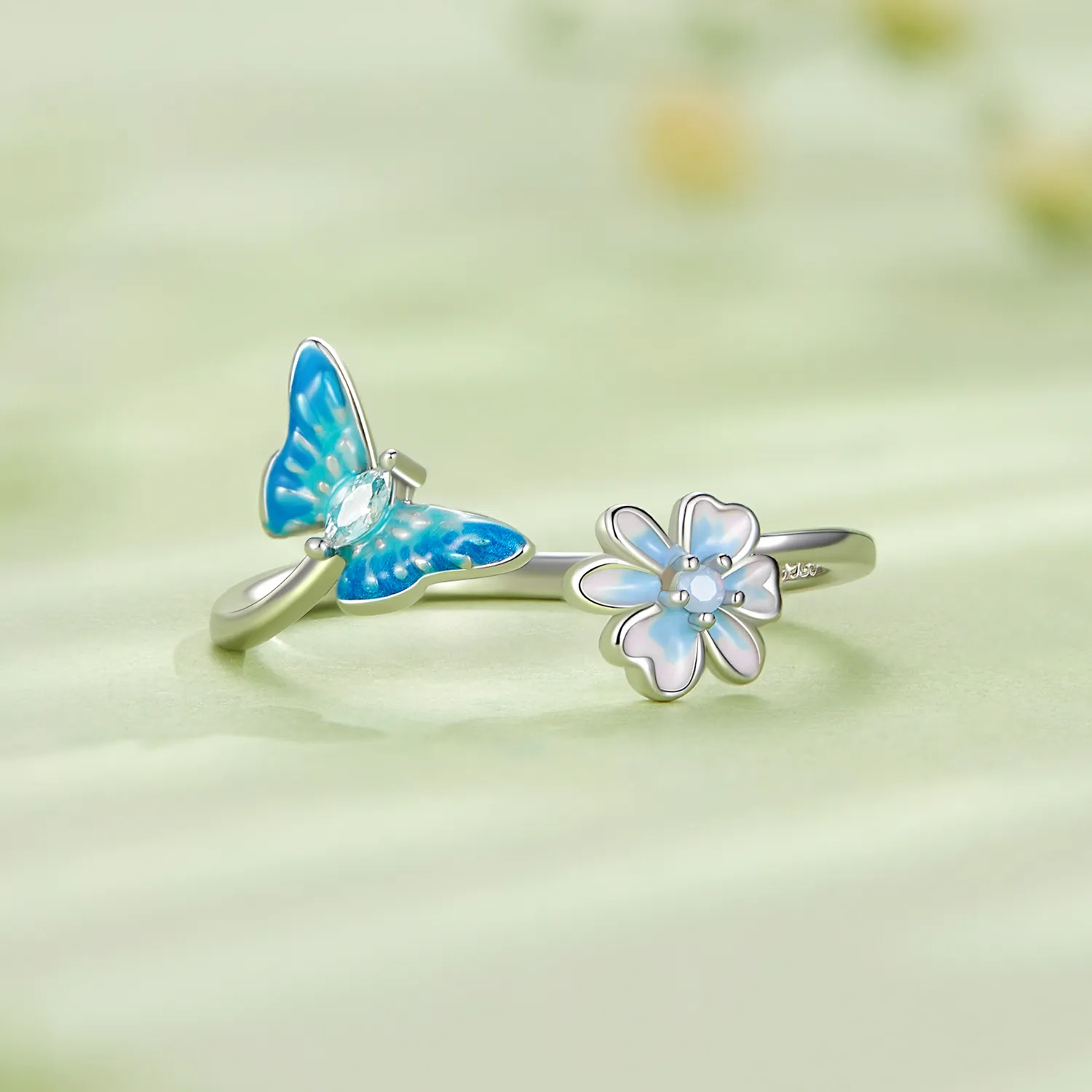 Pandora Style Butterfly Open Ring - SCR911