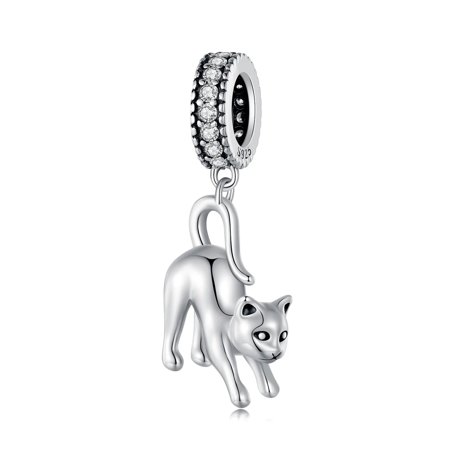 Pandora Style Cat Dangle - SCC2595