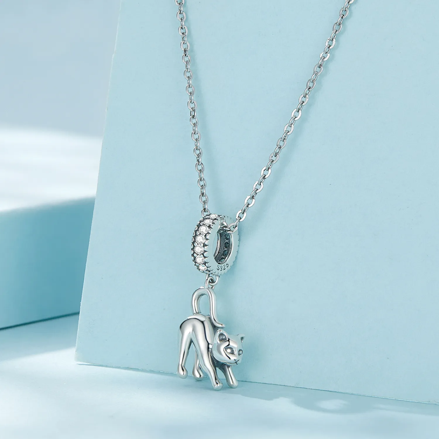 Pandora Style Cat Dangle - SCC2595