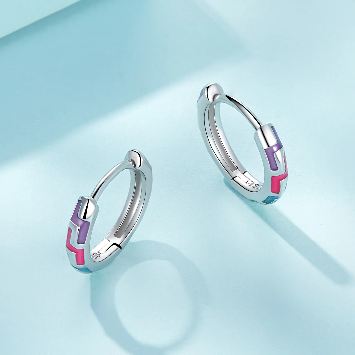 Pandora Style Cyber Luminous Hoop Earrings - SCE1645