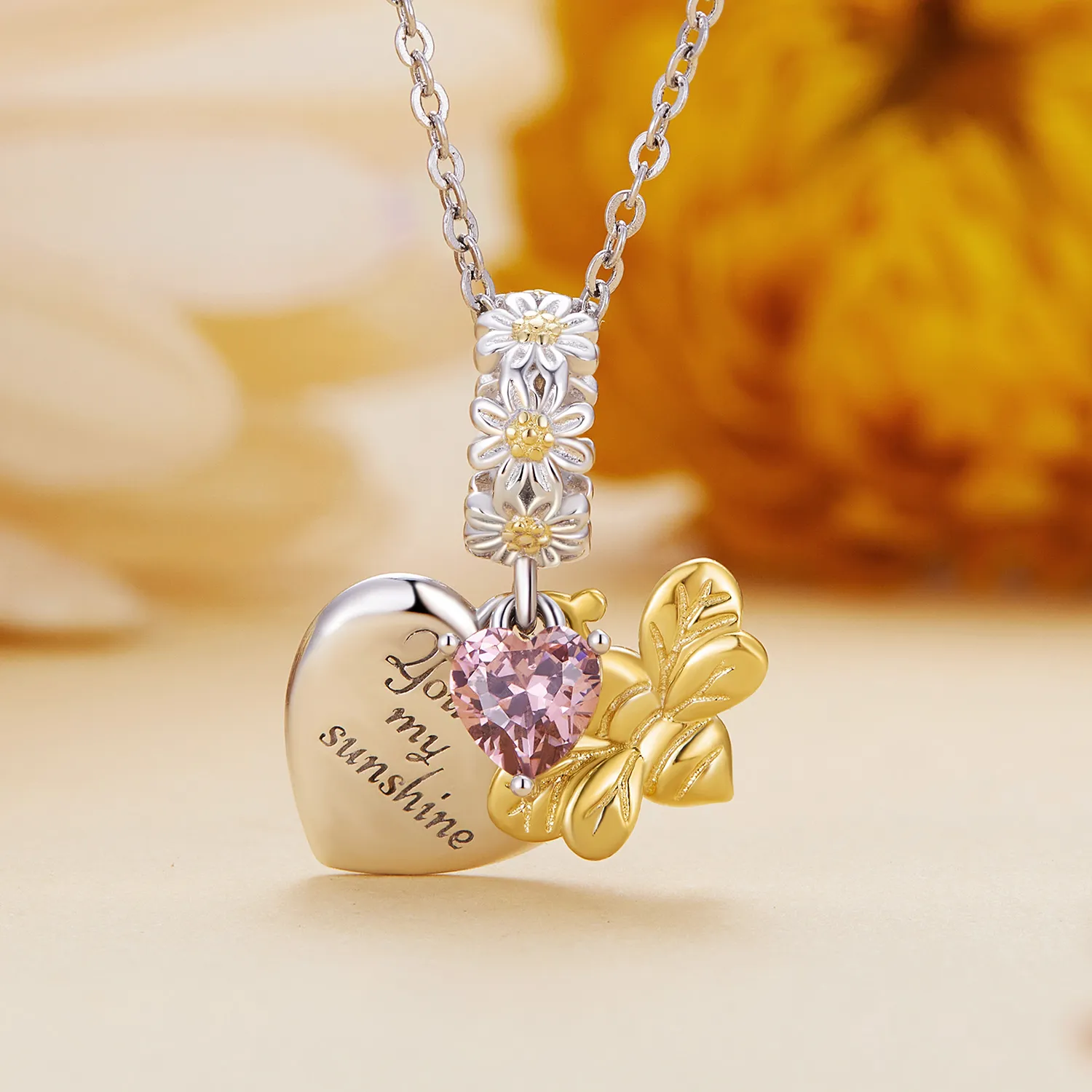 Pandora Style Daisy Bee Charm - BSC816