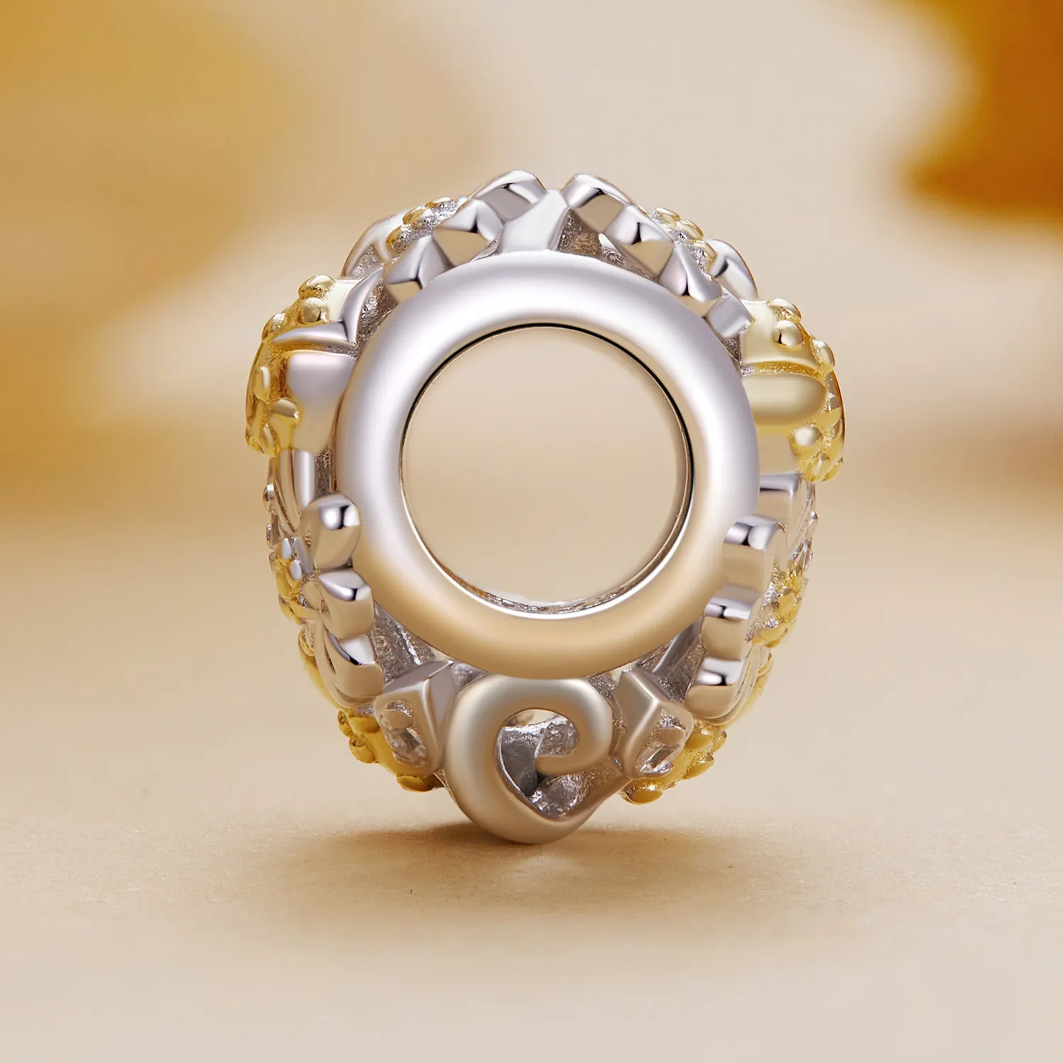 Pandora Style Daisy Ladybug Charm - BSC817