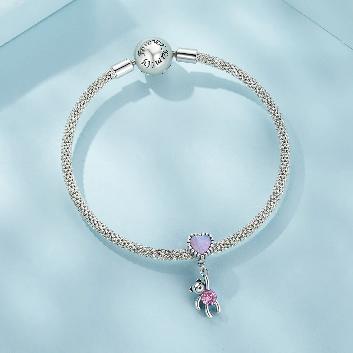 Pandora Style Dangle Bear - SCC2591