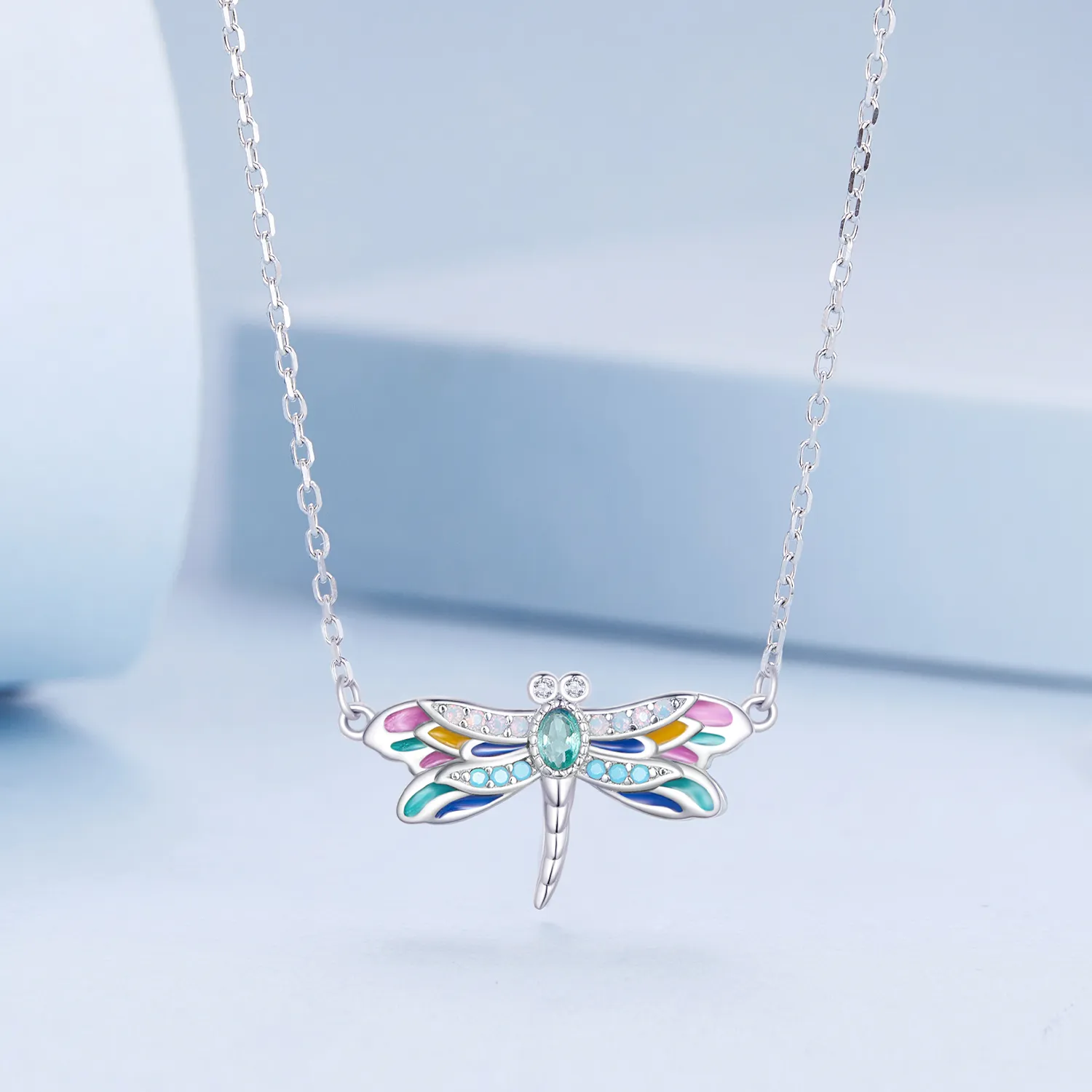 Pandora Style Dragonfly Necklace - BSN348