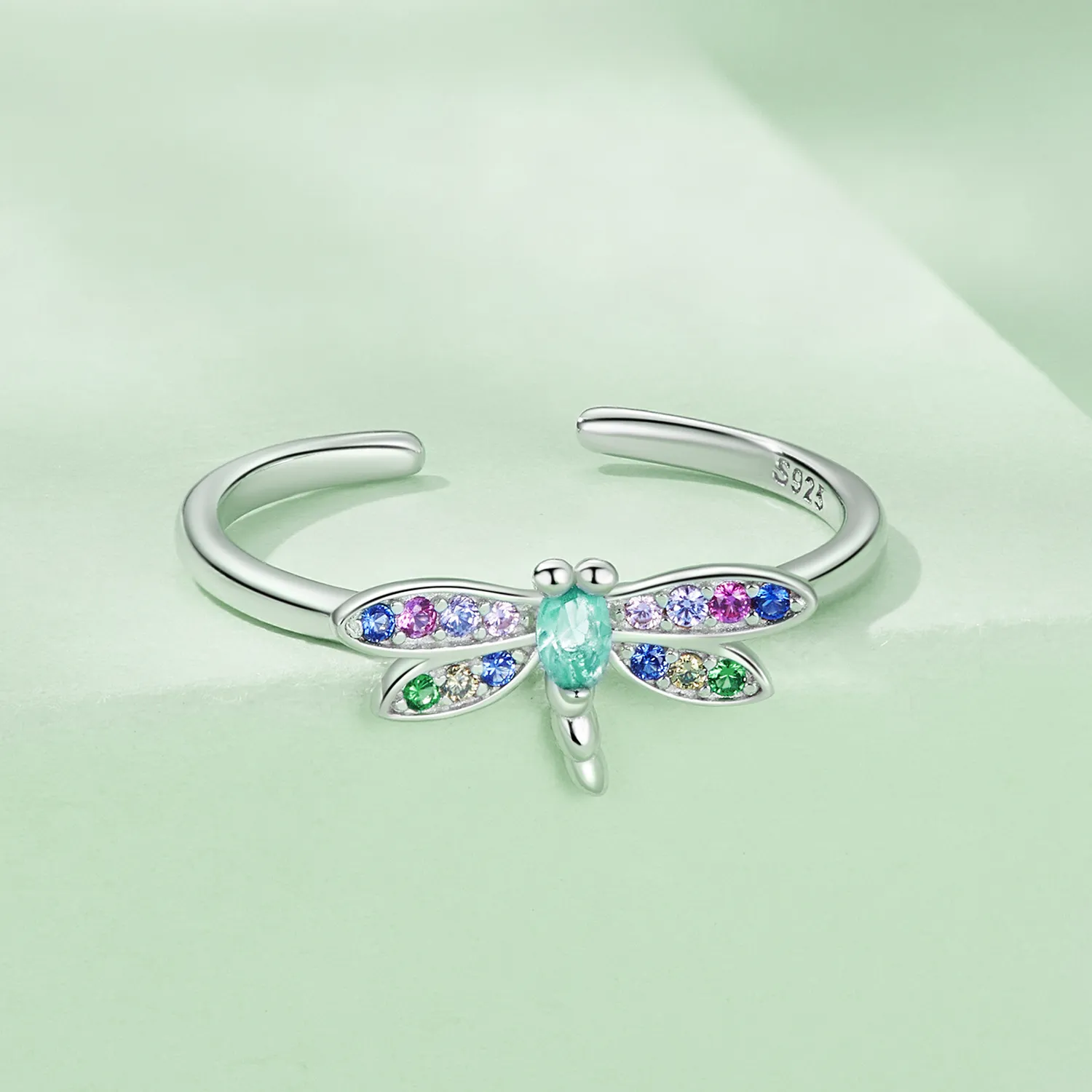 Pandora Style Dragonfly Ring - BSR384