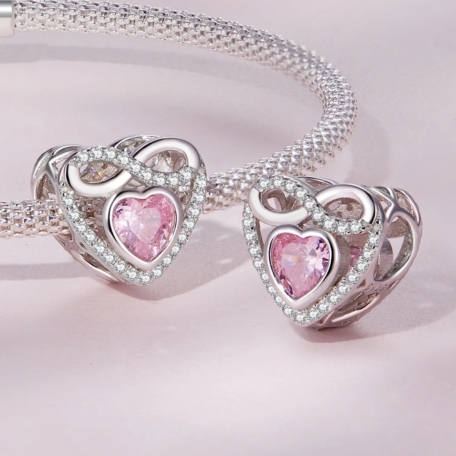 Pandora Style Eternal Heart Charm - BSC826