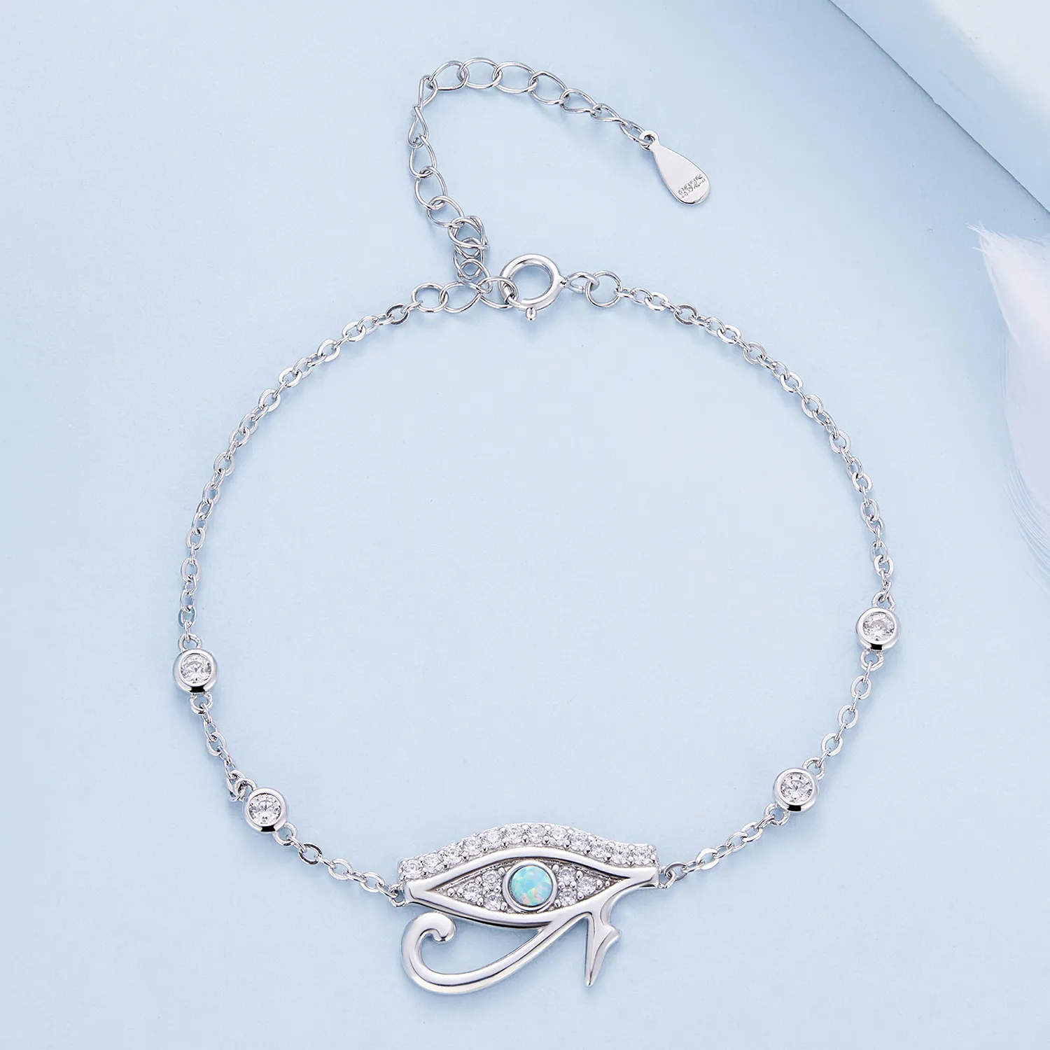 Pandora Style Eye of Horus Chain Bracelet - BSB114