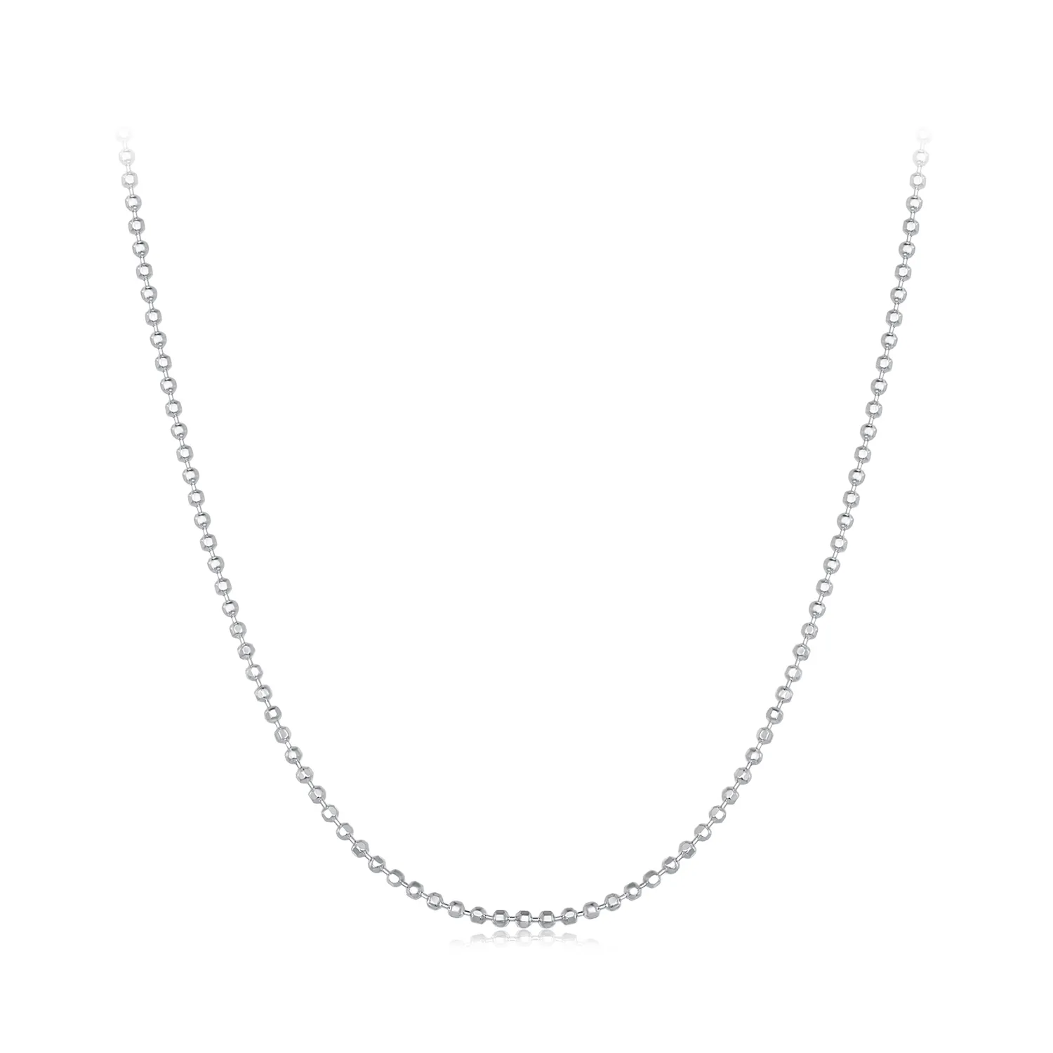 pandora style flash bead chain basic necklace sca027