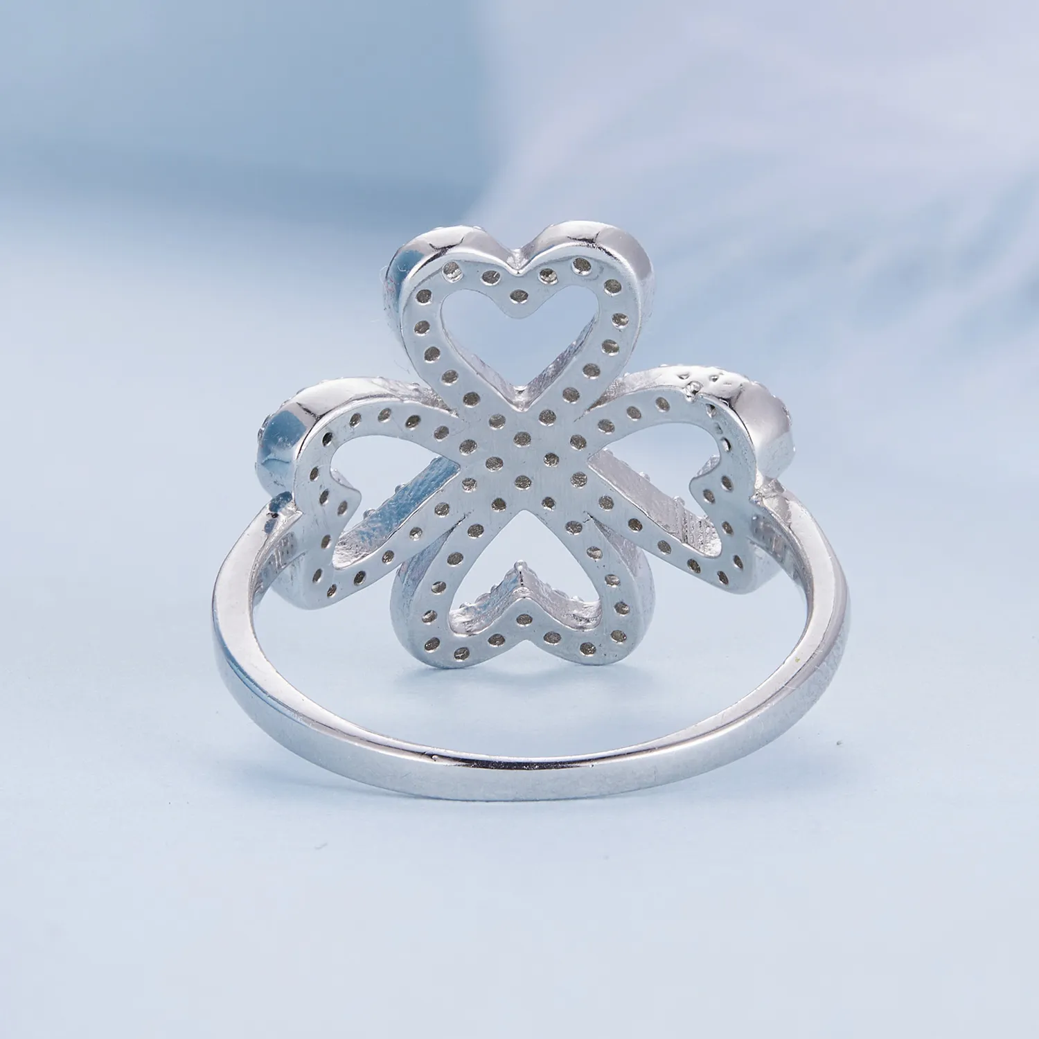 Pandora Style Four Leaf Clover Ring - BSR399