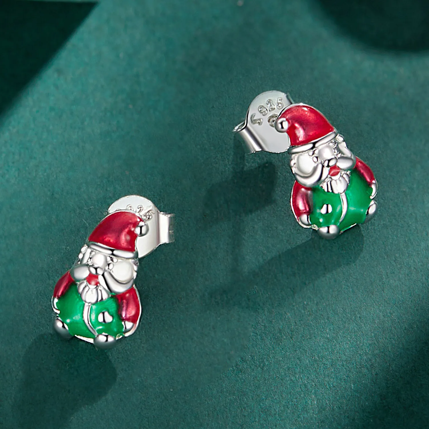 Pandora Style Glow-In-The-Dark Christmas Studs Earrings - BSE918