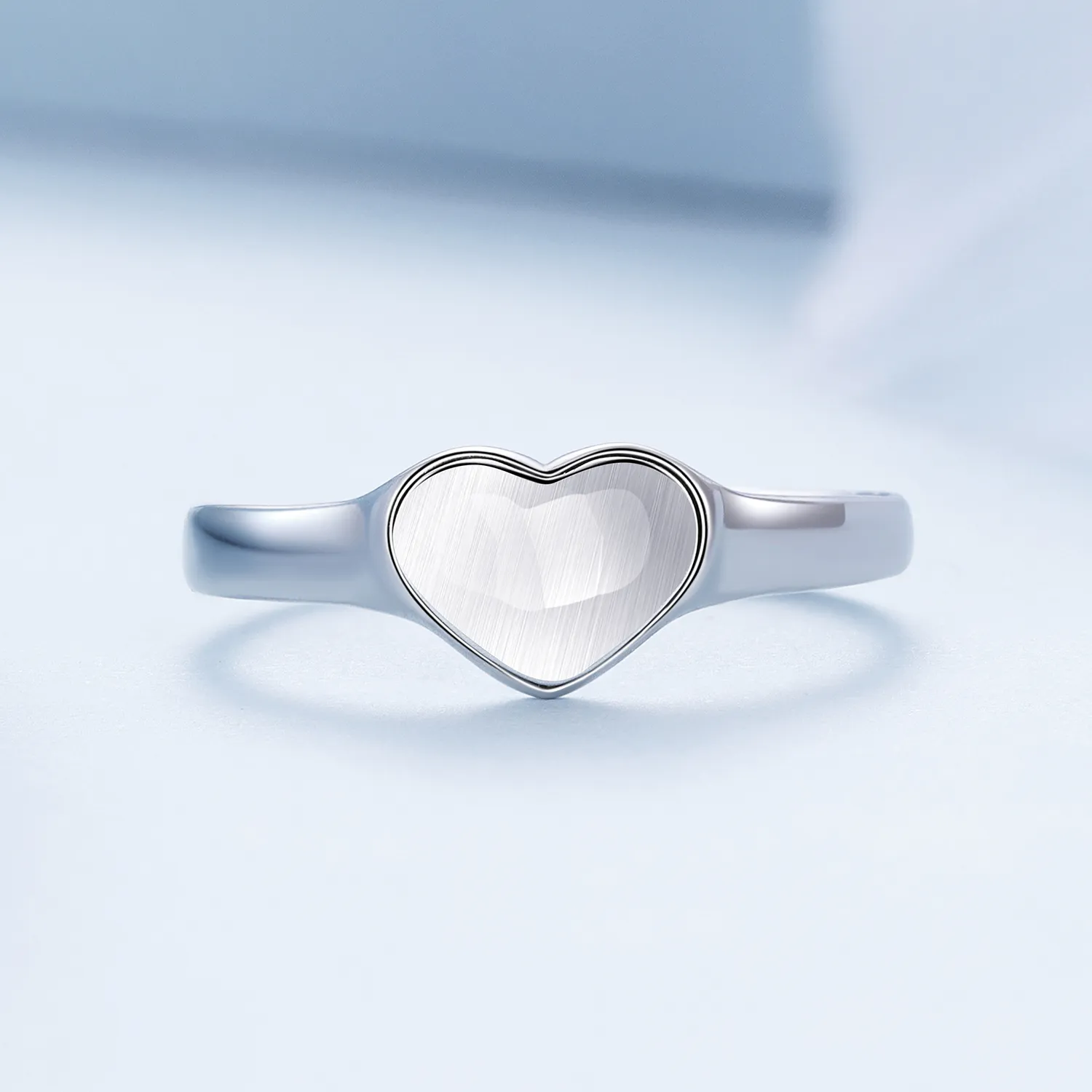 Pandora Style Heart-Shaped Reflective Ring - BSR434