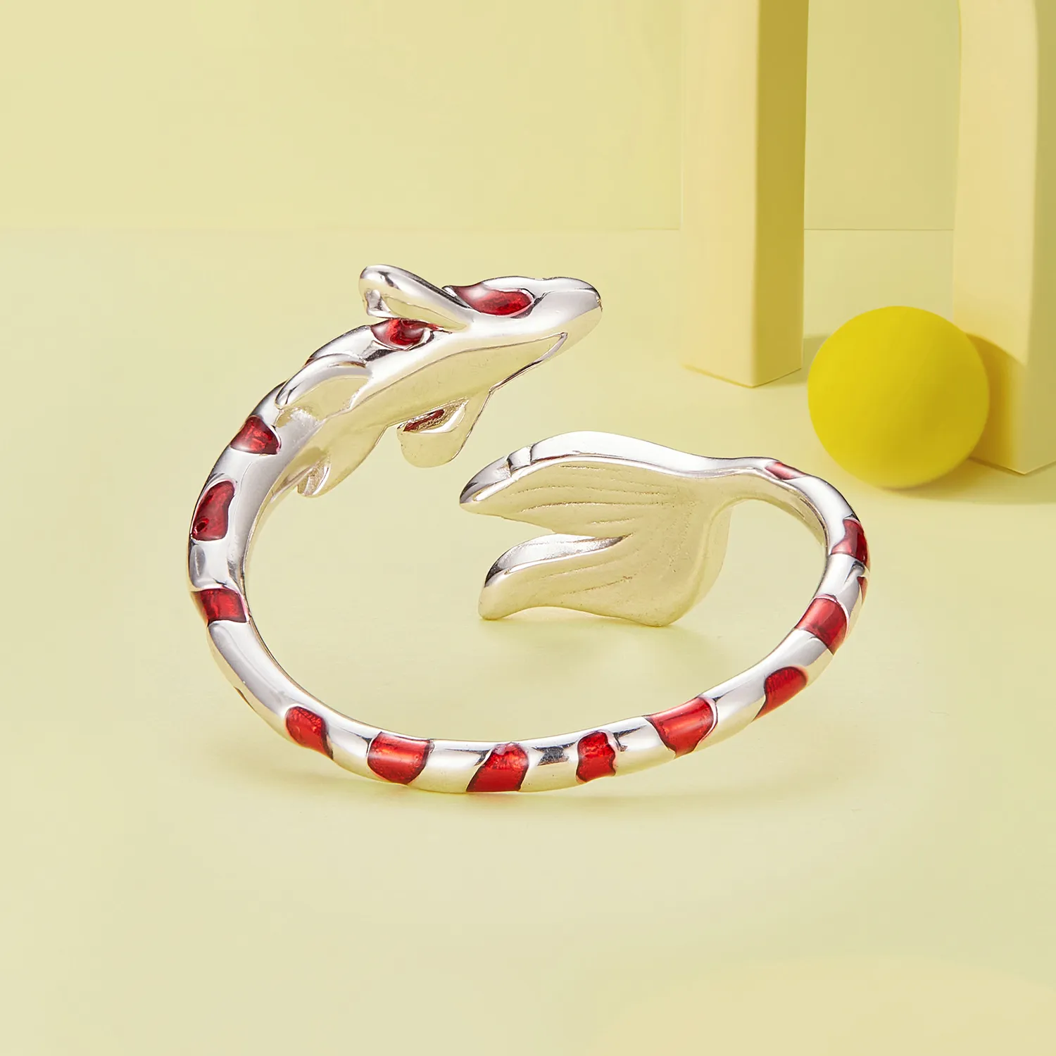 Pandora Style Koi Open Ring - BSR474-E