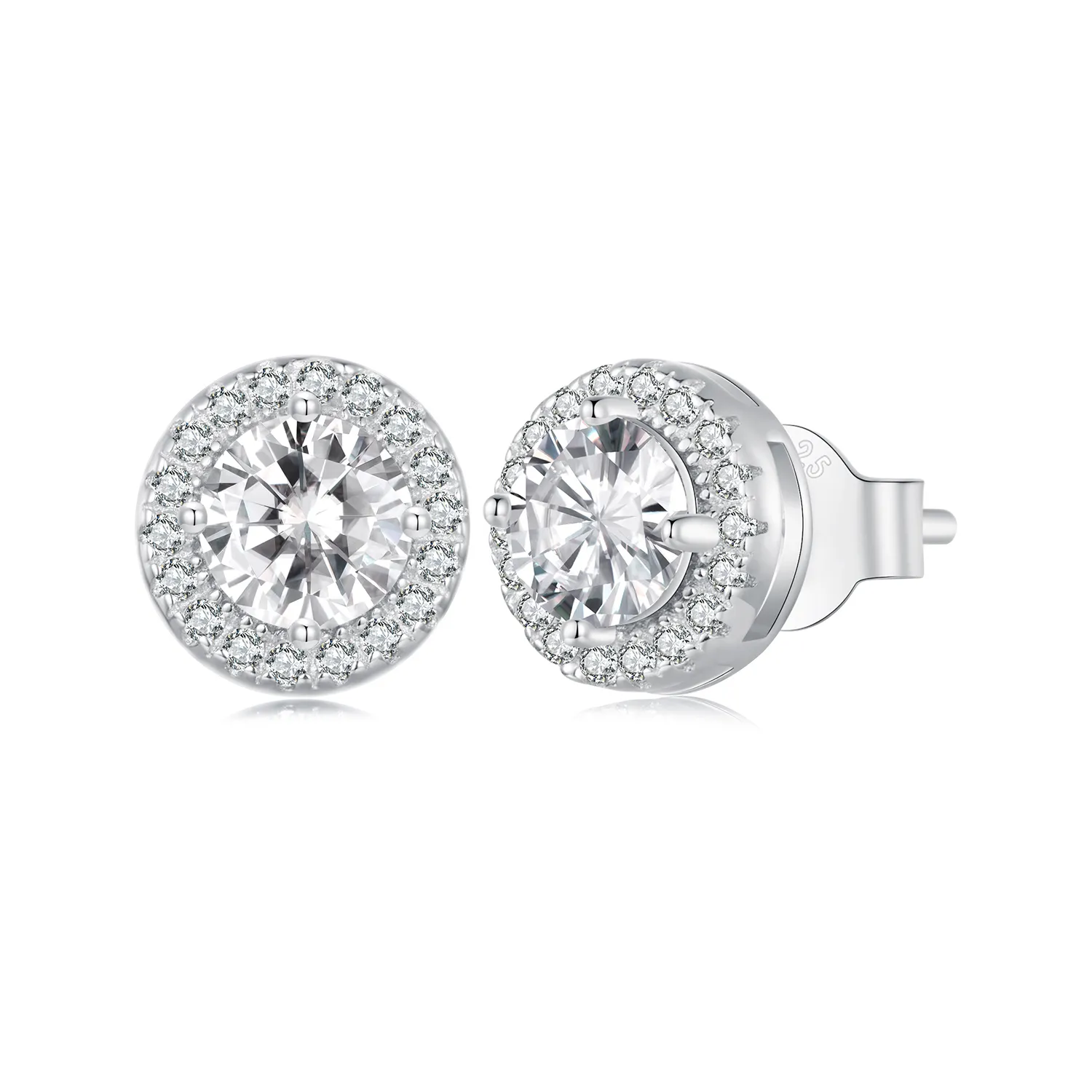 Pandora Style Light Luxury Stud Earrings - BSE893