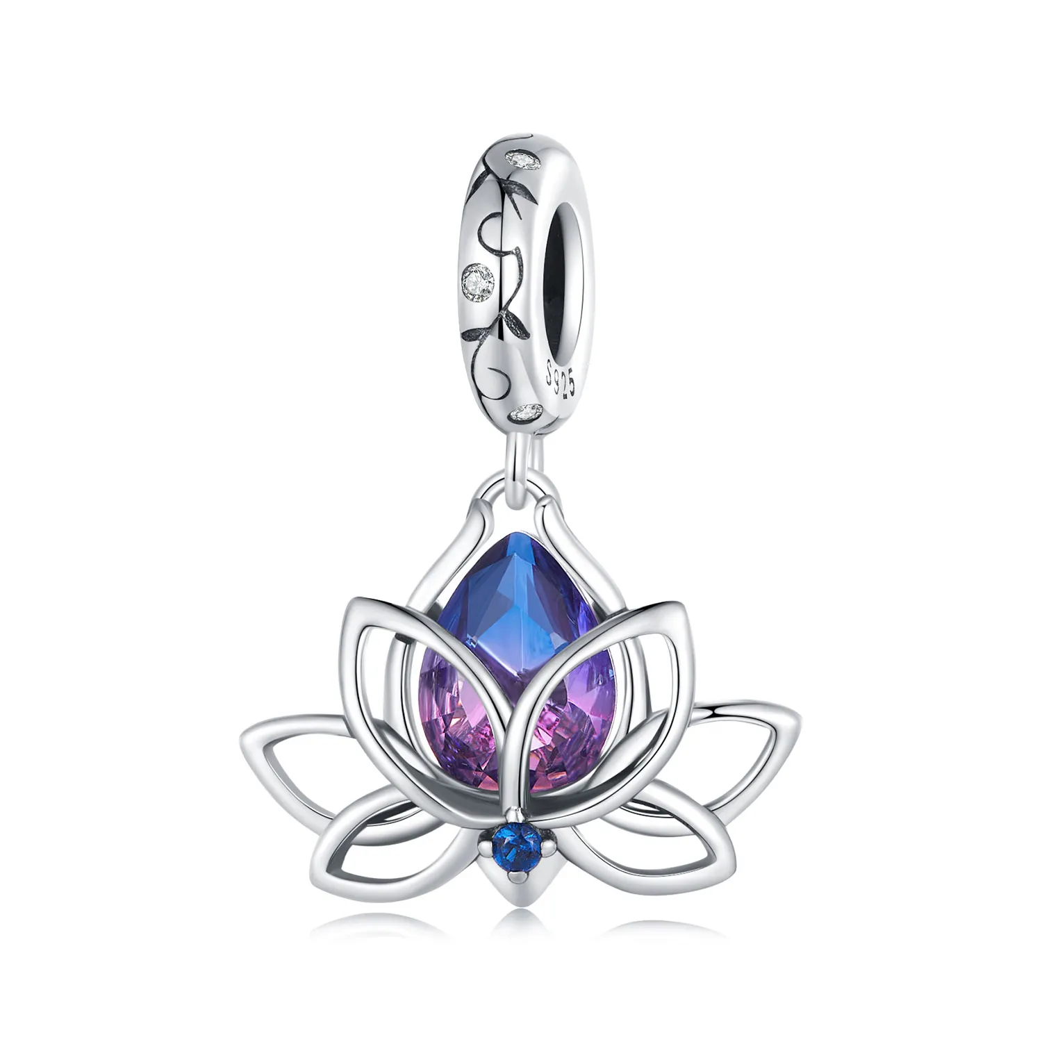 pandora style lotus dangle scc2562