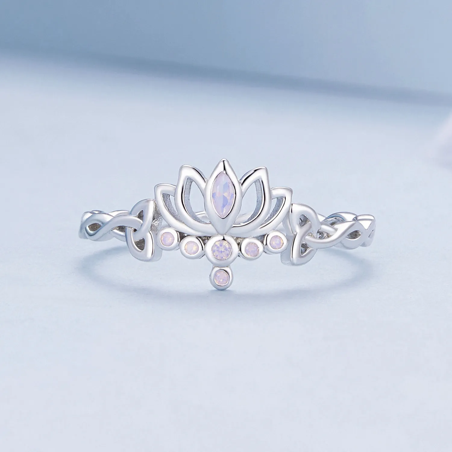 Pandora Style Lotus Ring - BSR487