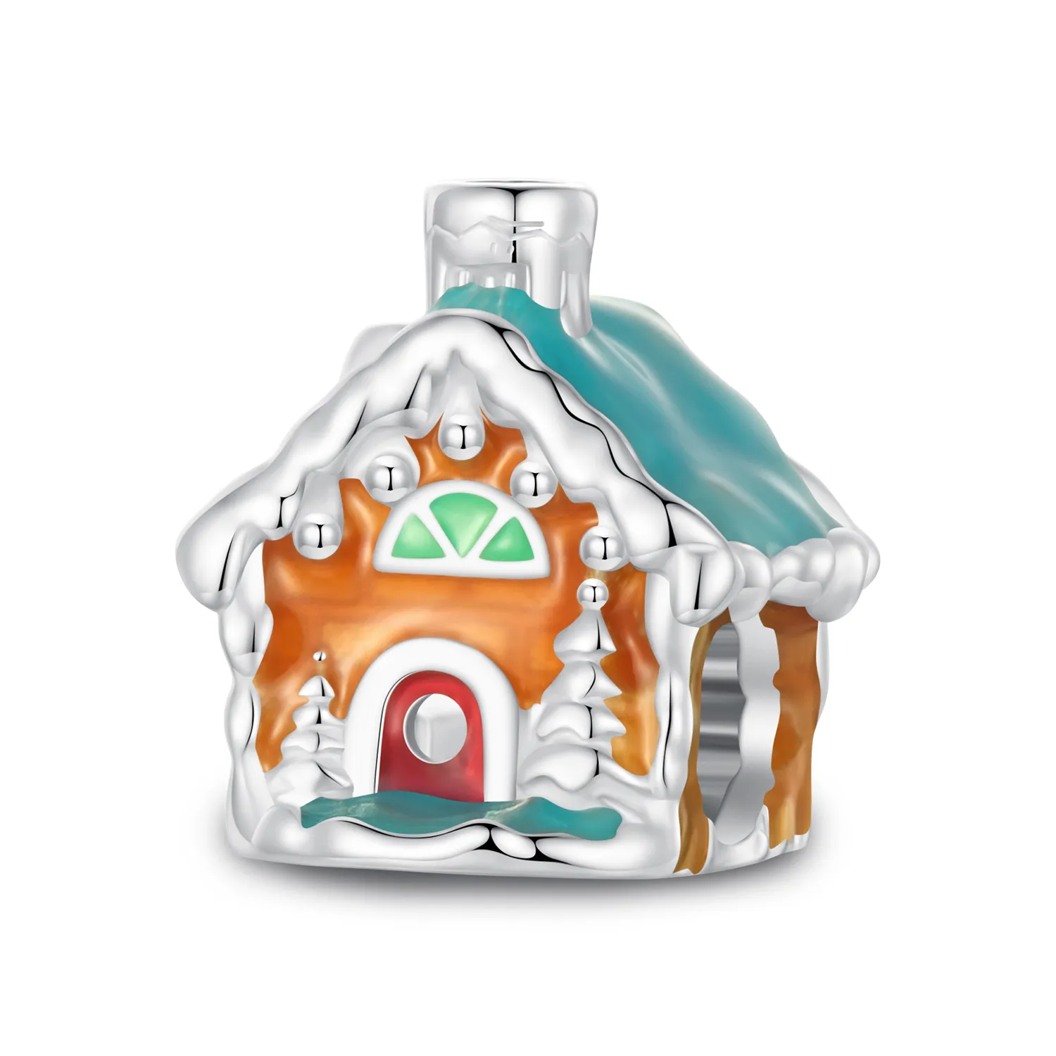 pandora style luminous christmas eve house charm scc2646