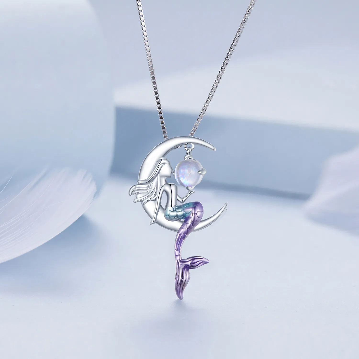 Pandora Style Mermaid Necklace - BSN338