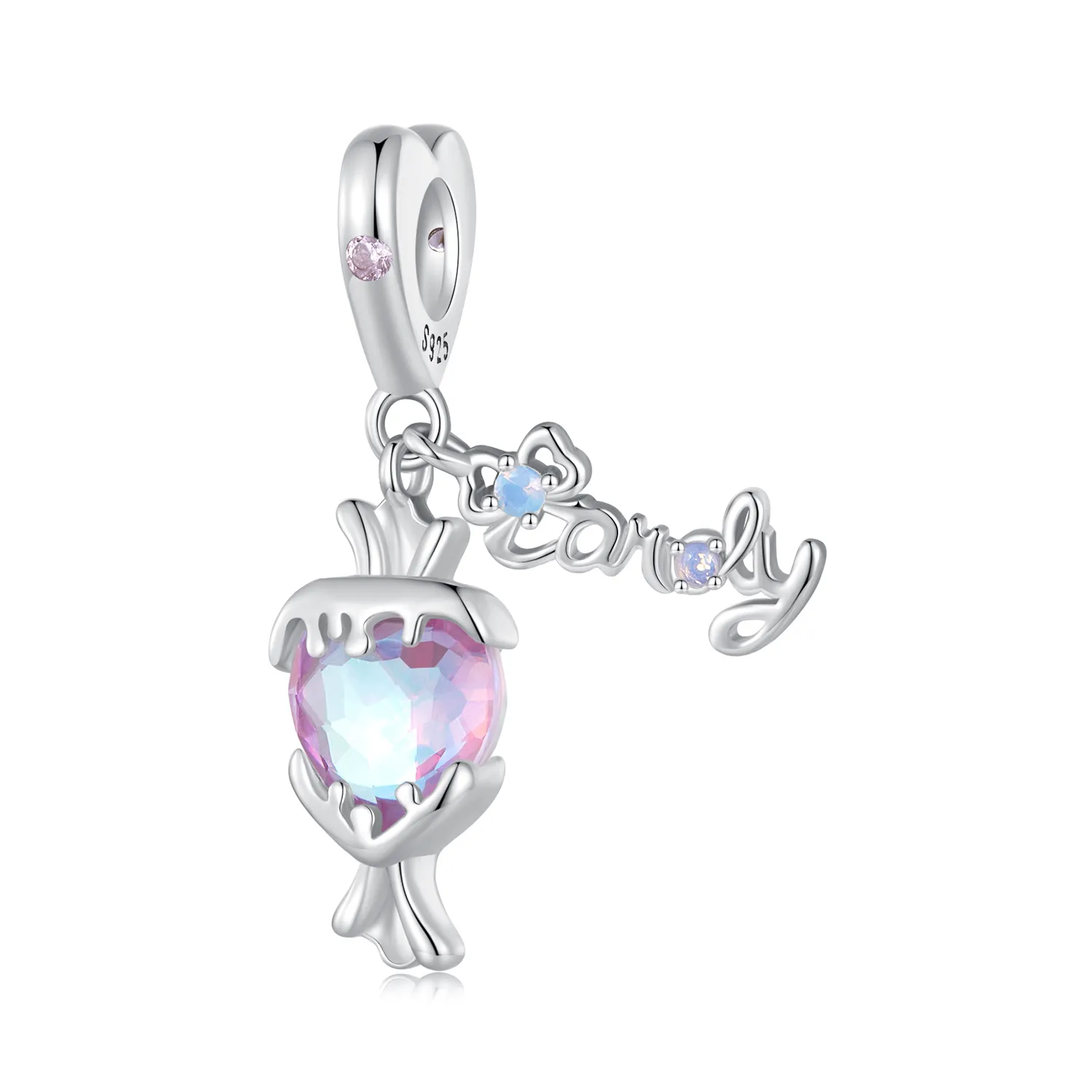 pandora style pink candy dangle scc2640