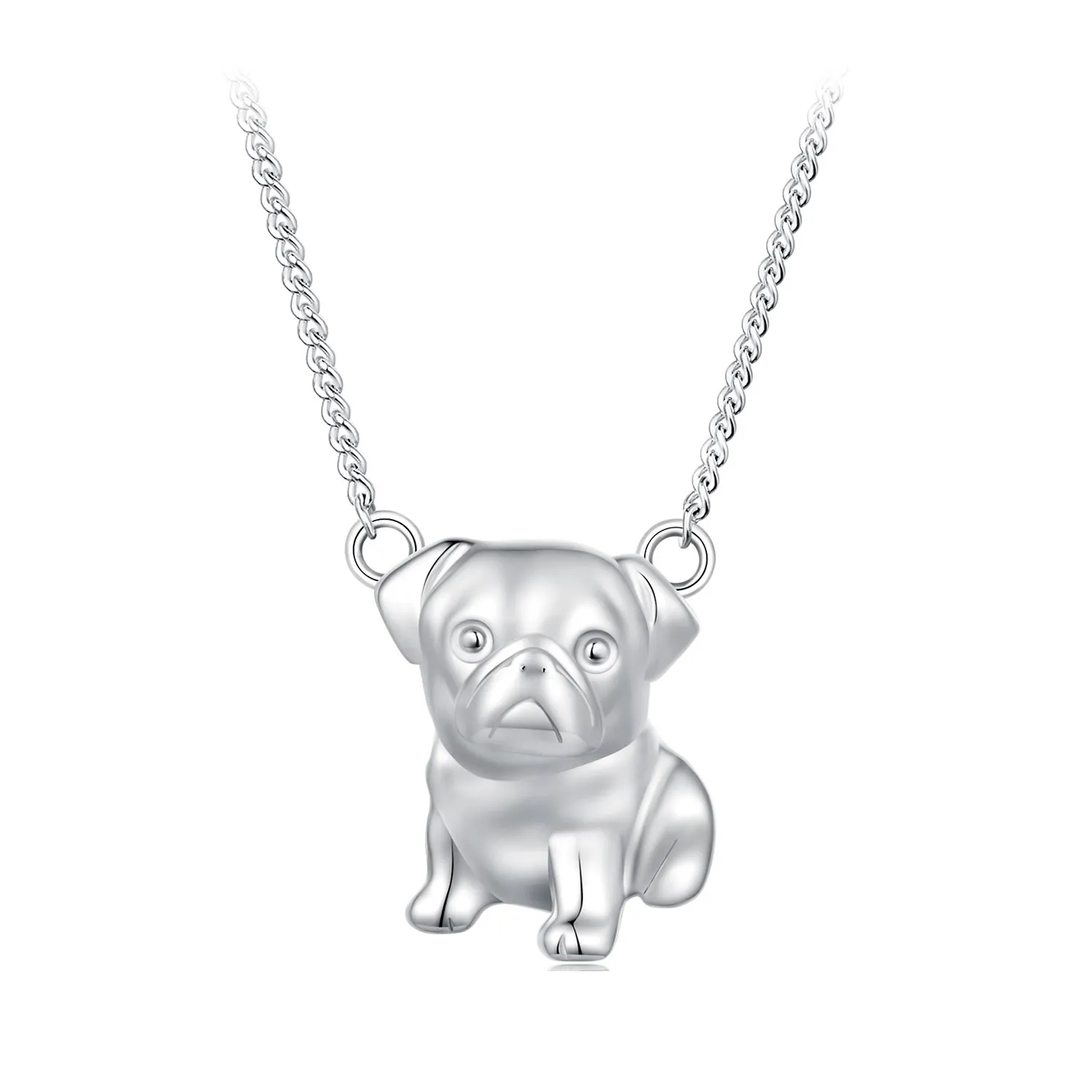 Pandora Style Pug Necklace - BSN354