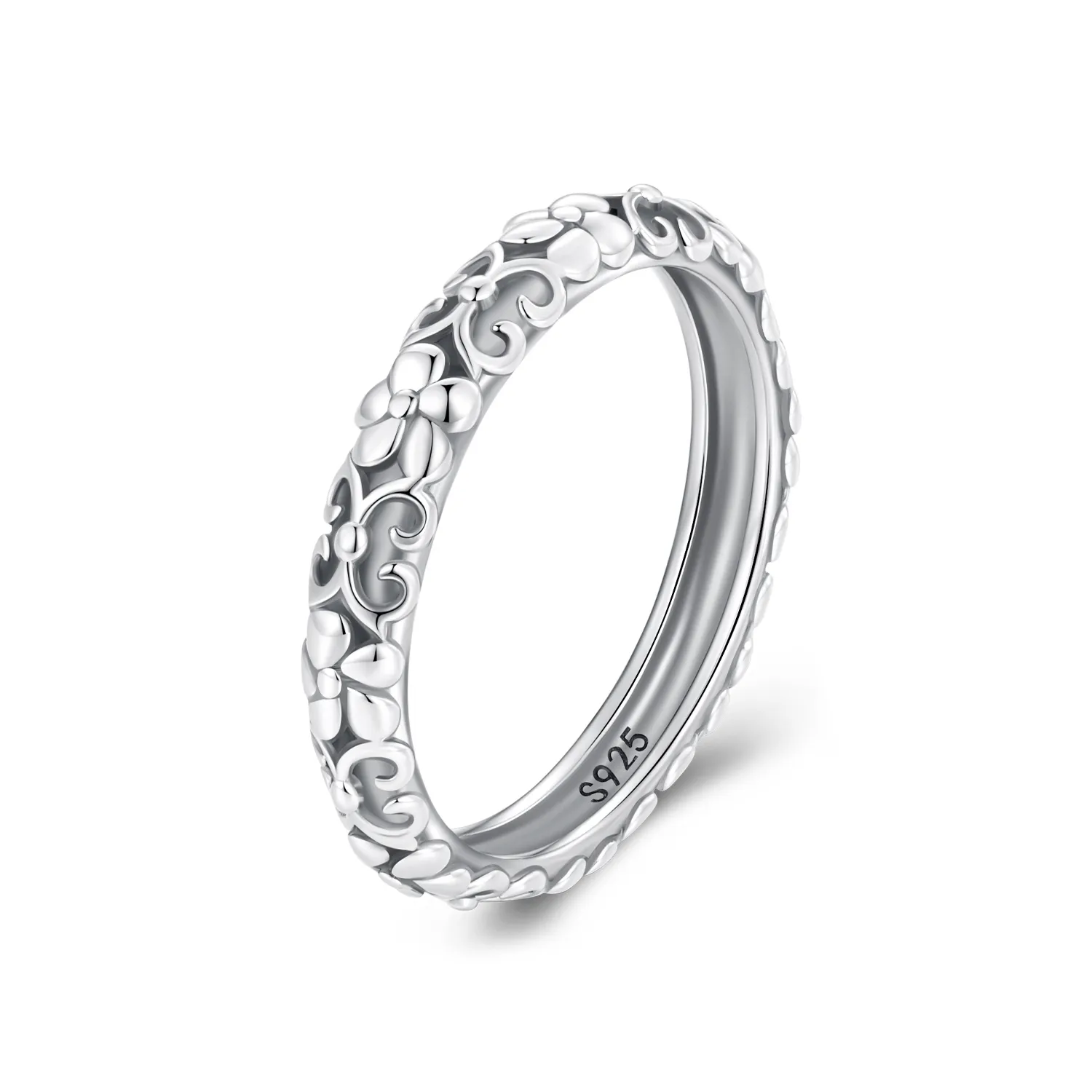 pandora style retro pattern ring scr958