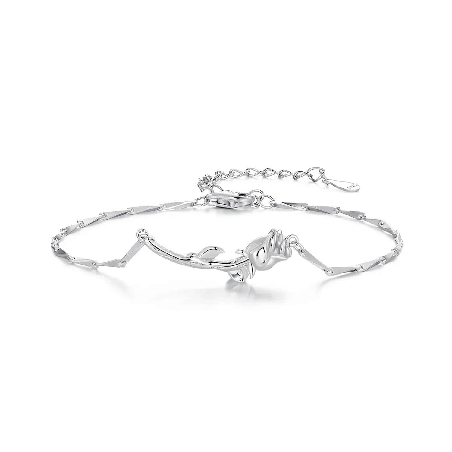 Pandora Style Rose Chain Bracelet - BSB146