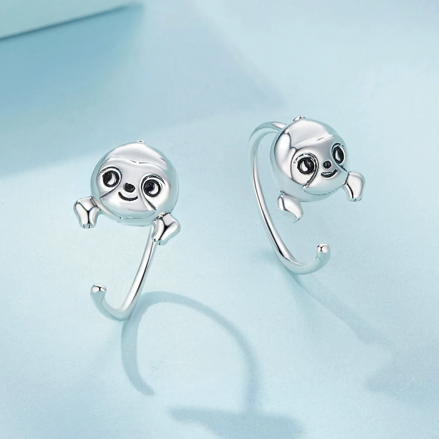 Pandora Style Sloth Studs Earrings - SCE1651