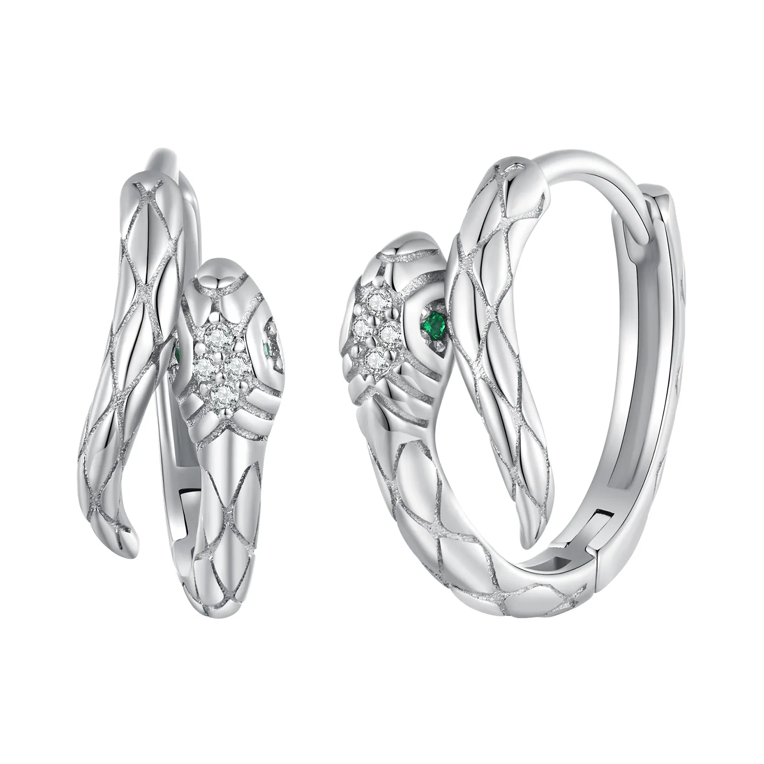 pandora style spirit snake hoop earrings bse818