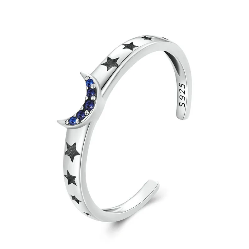 Pandora Style Sun, Moon and Stars Couple Ring - BSR490-E