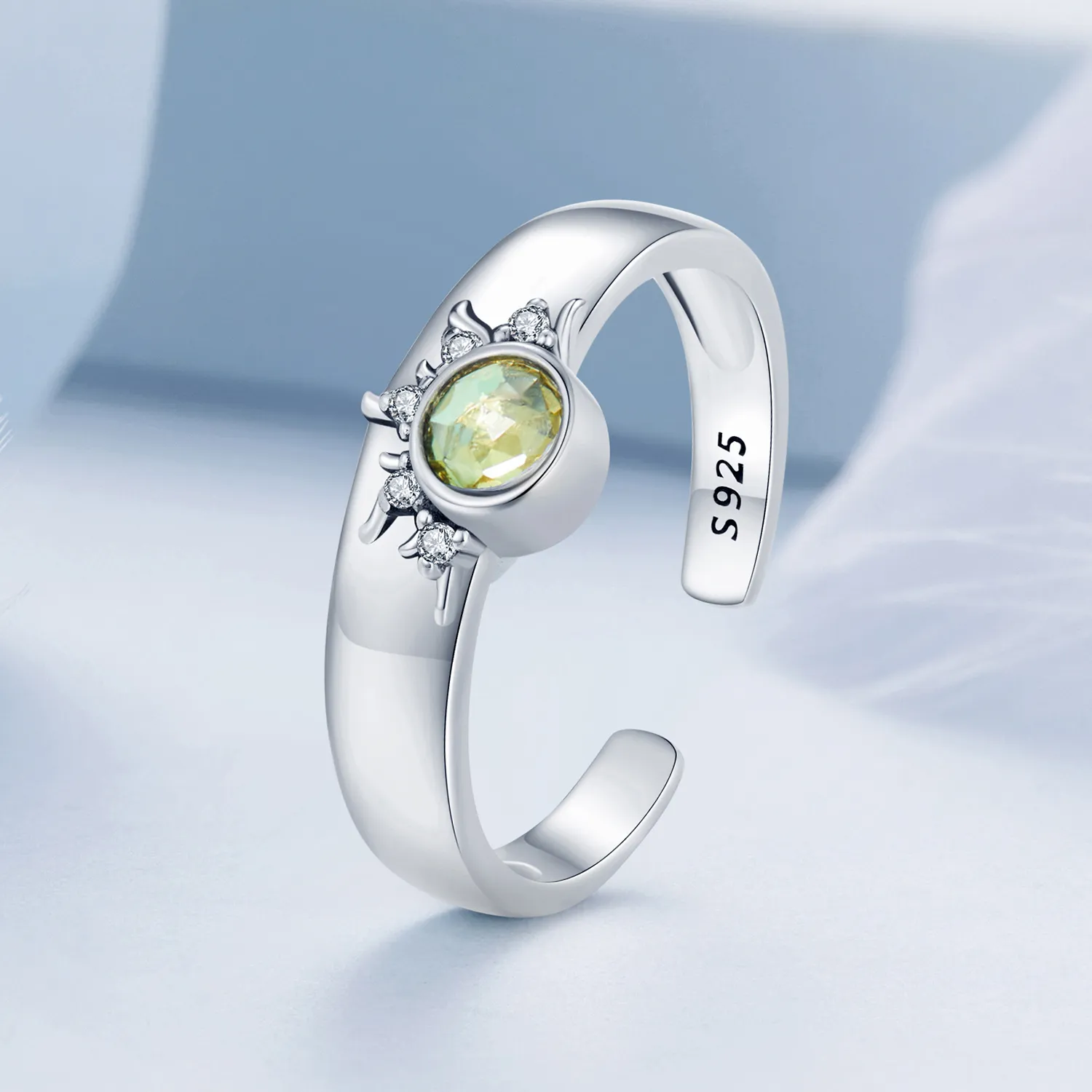 Pandora Style Sun, Moon and Stars Couple Ring - BSR491-E