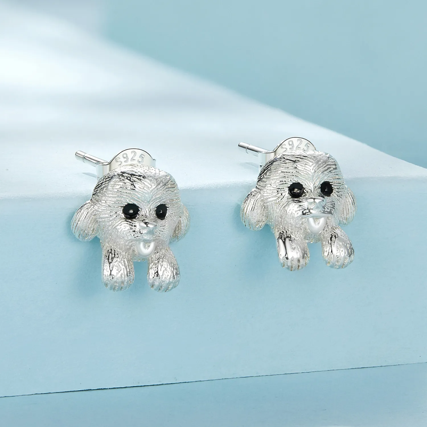 Pandora Style Teddy Studs Earrings - SCE1631