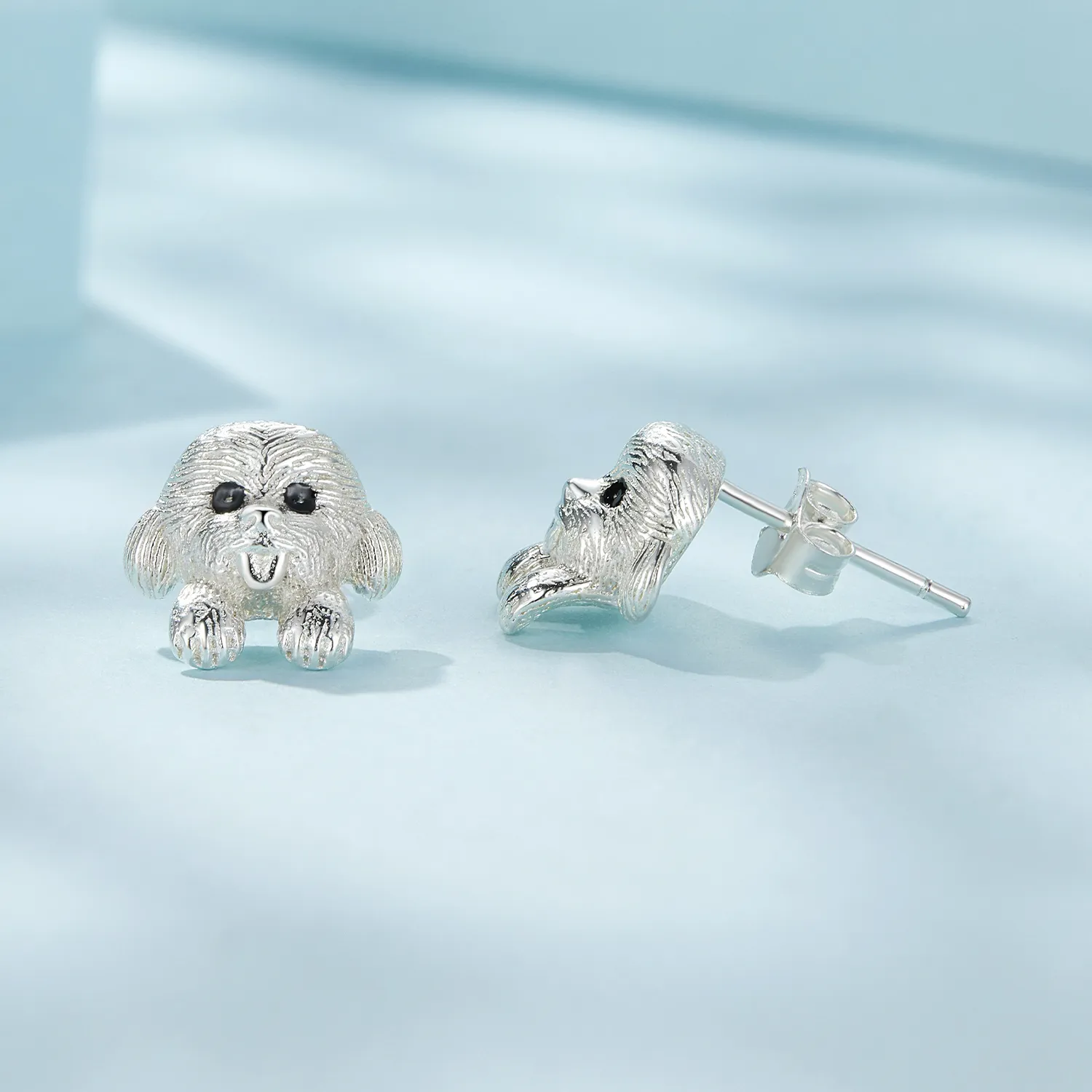 Pandora Style Teddy Studs Earrings - SCE1631