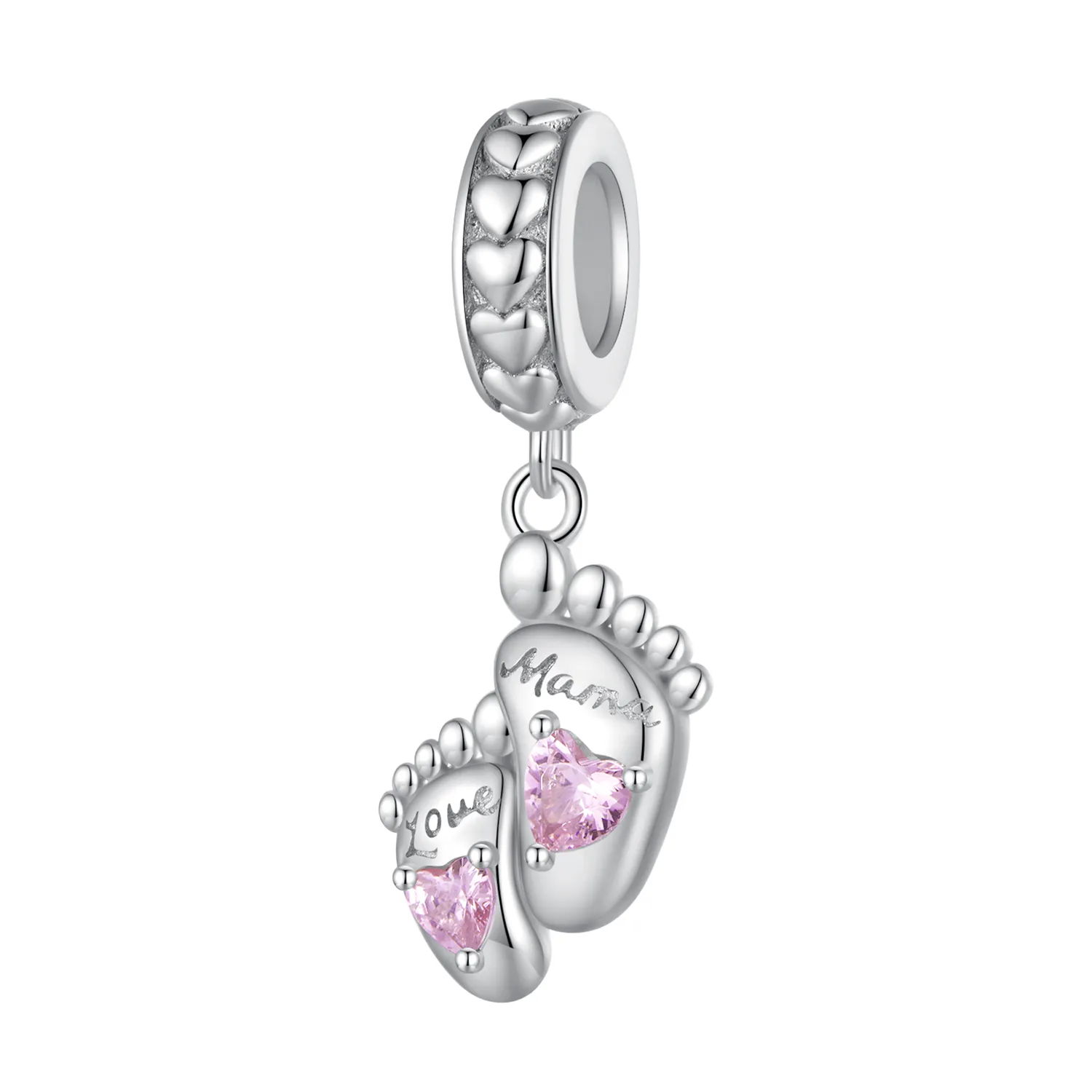 pandora style the footprints of love dangle bsc825